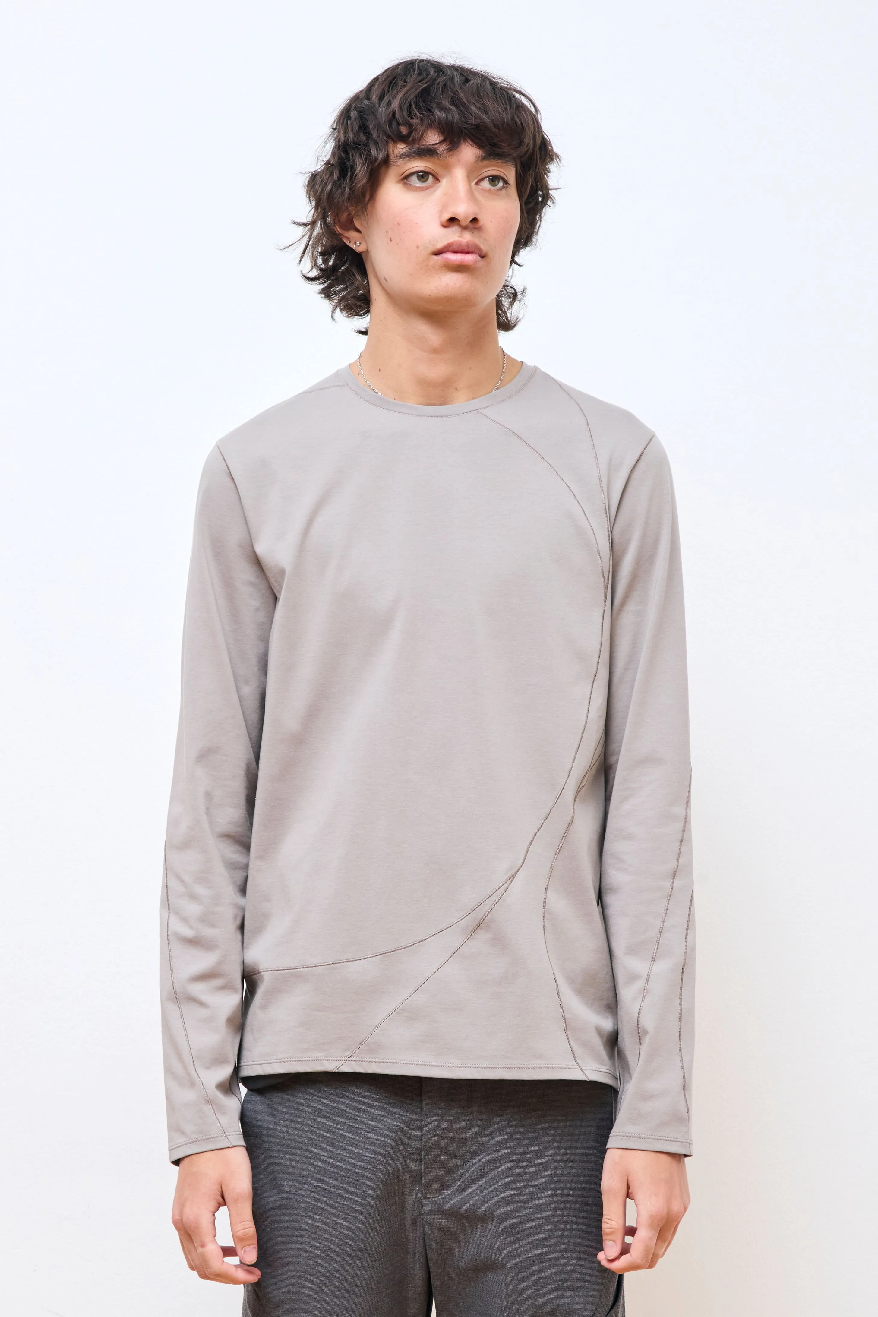 7.0 Long Sleeve Center Warm Grey