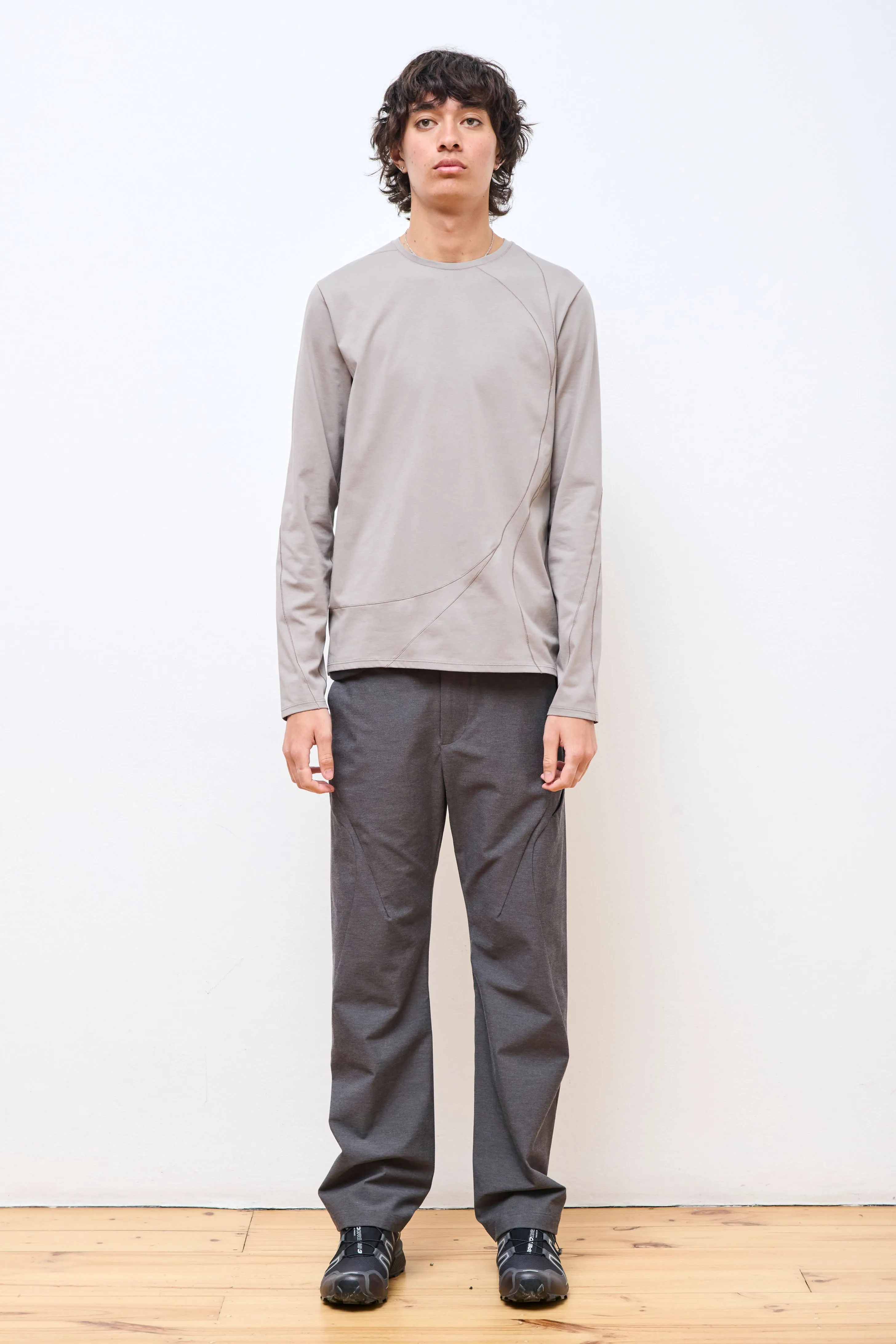 7.0 Long Sleeve Center Warm Grey