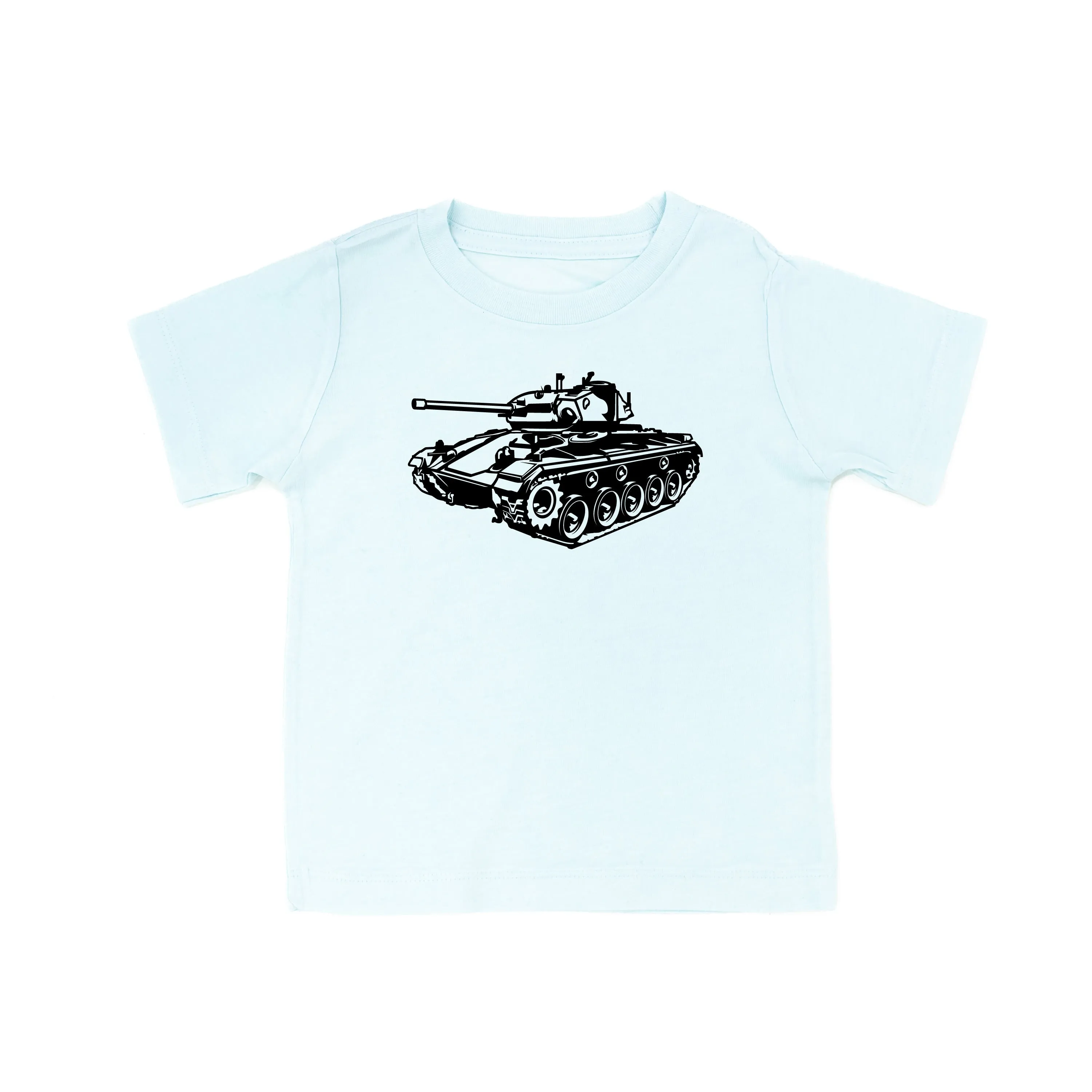 ARMY TANK - Minimalist Design - Short Sleeve Child Shirt