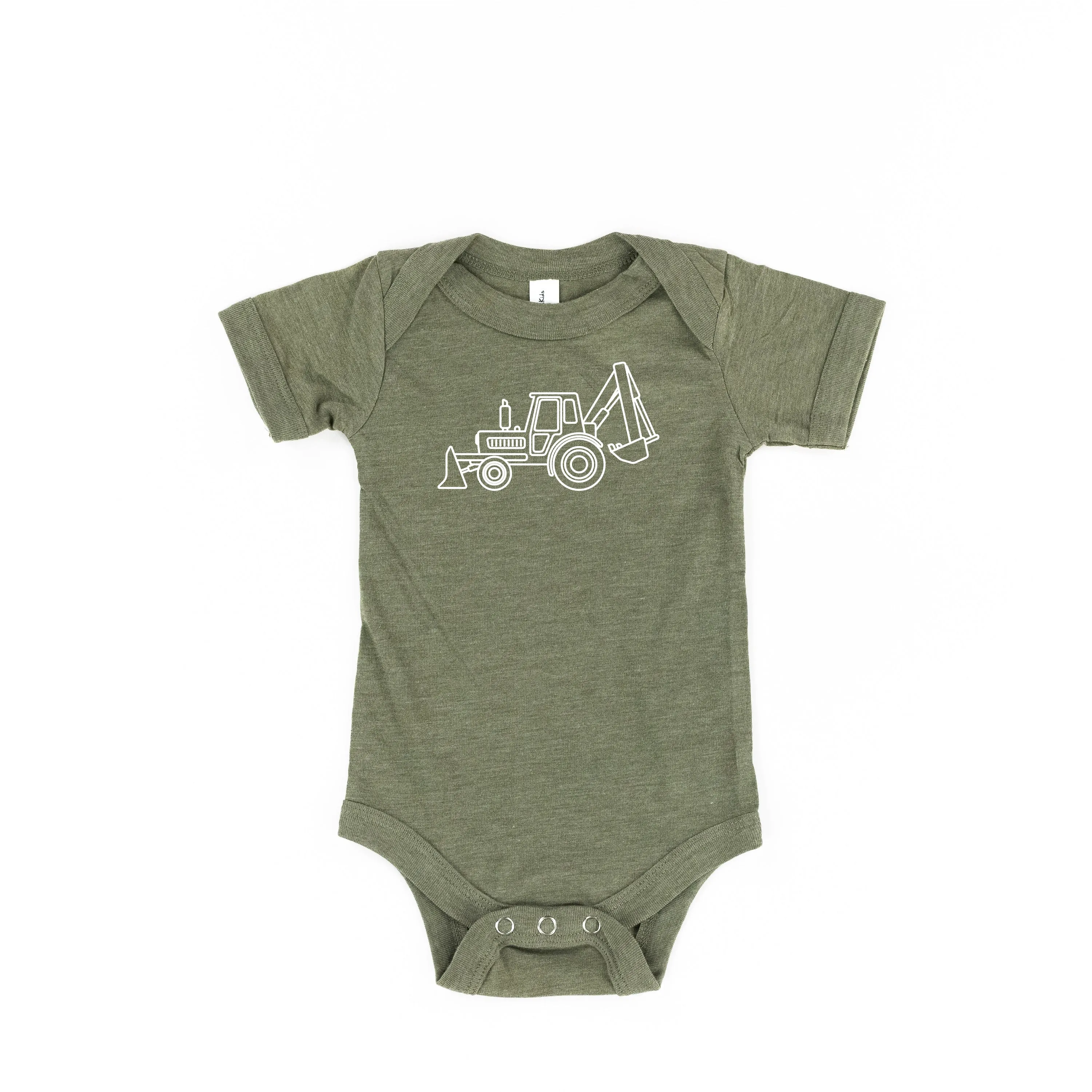 BACKHOE - Minimalist Design - Short Sleeve Child Shirt