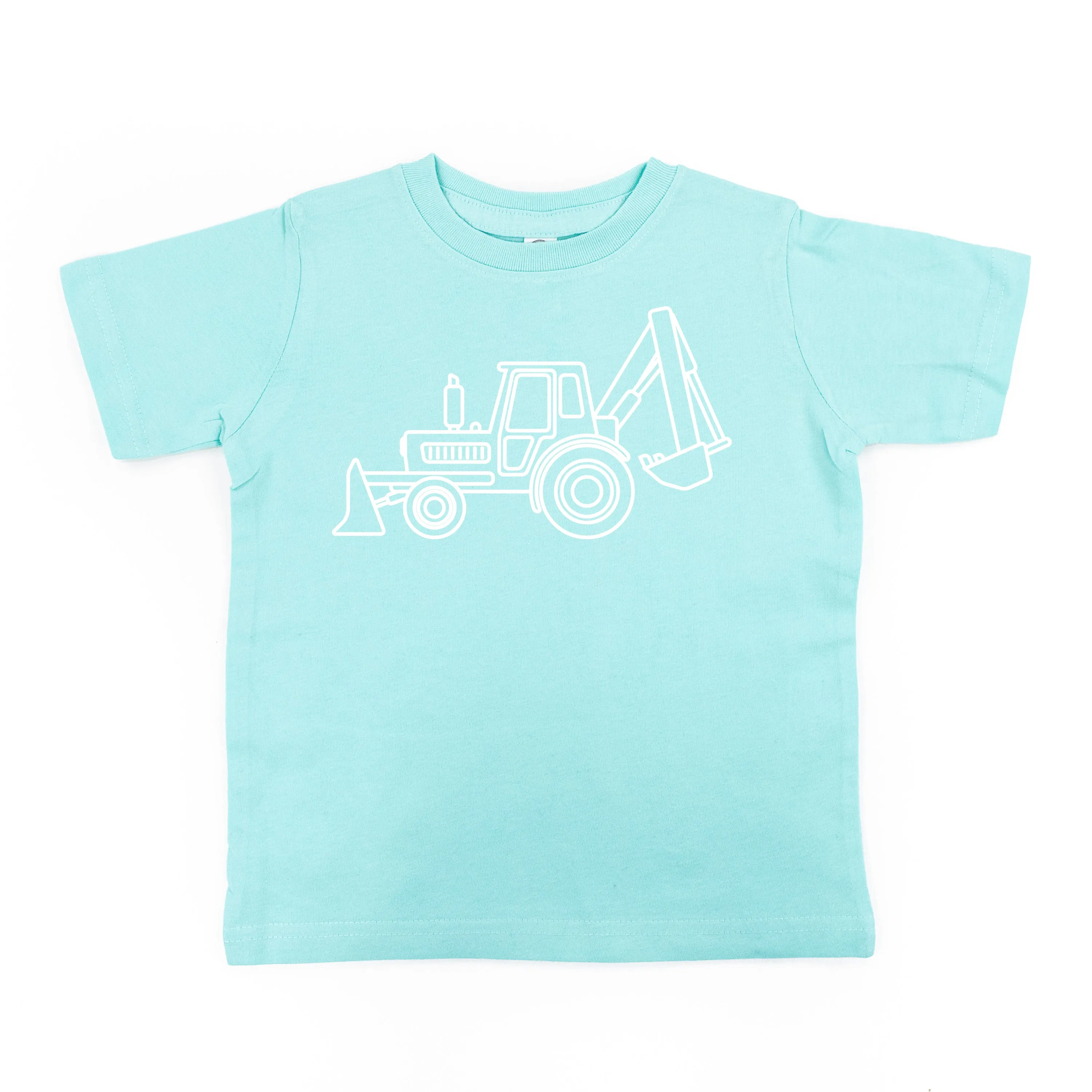 BACKHOE - Minimalist Design - Short Sleeve Child Shirt