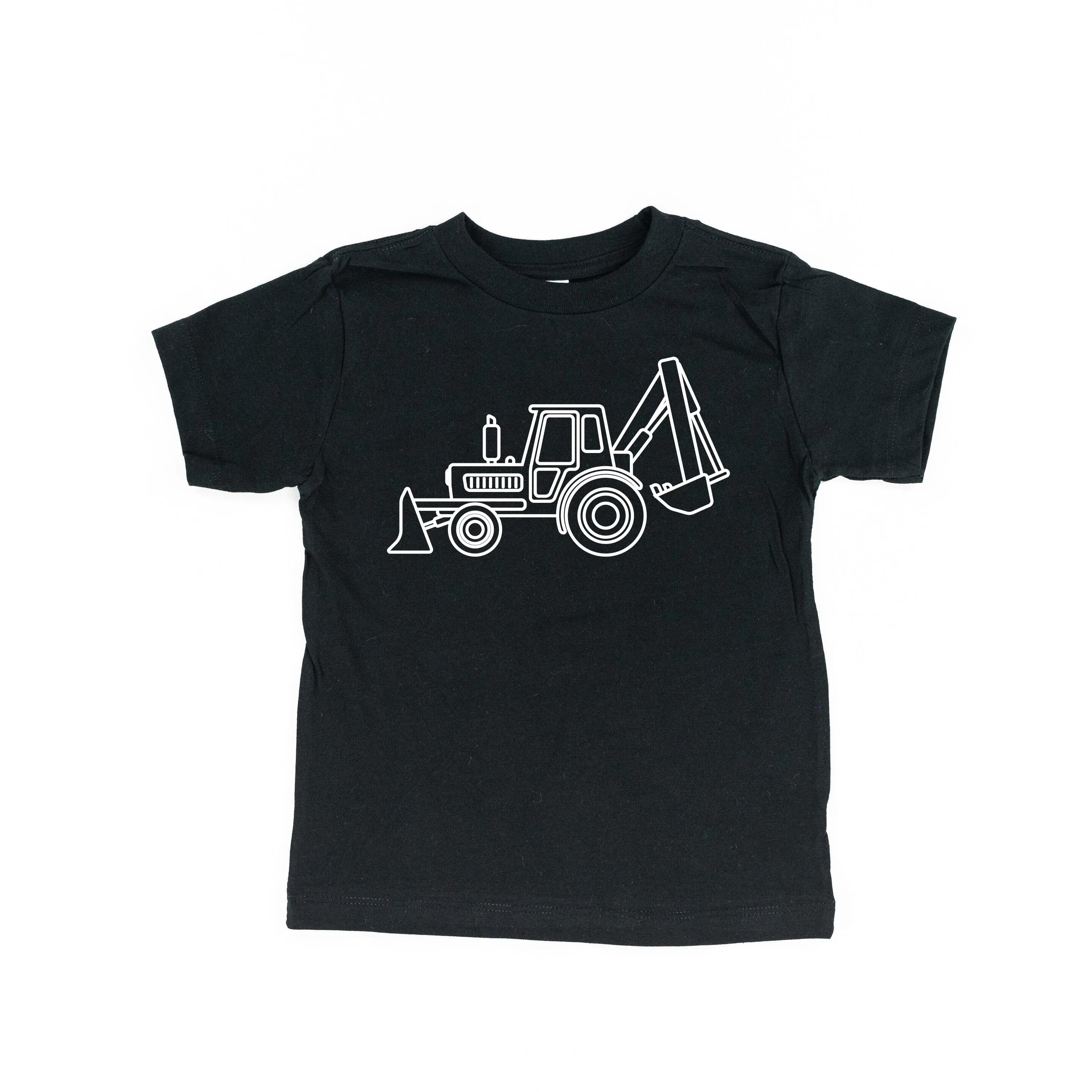 BACKHOE - Minimalist Design - Short Sleeve Child Shirt