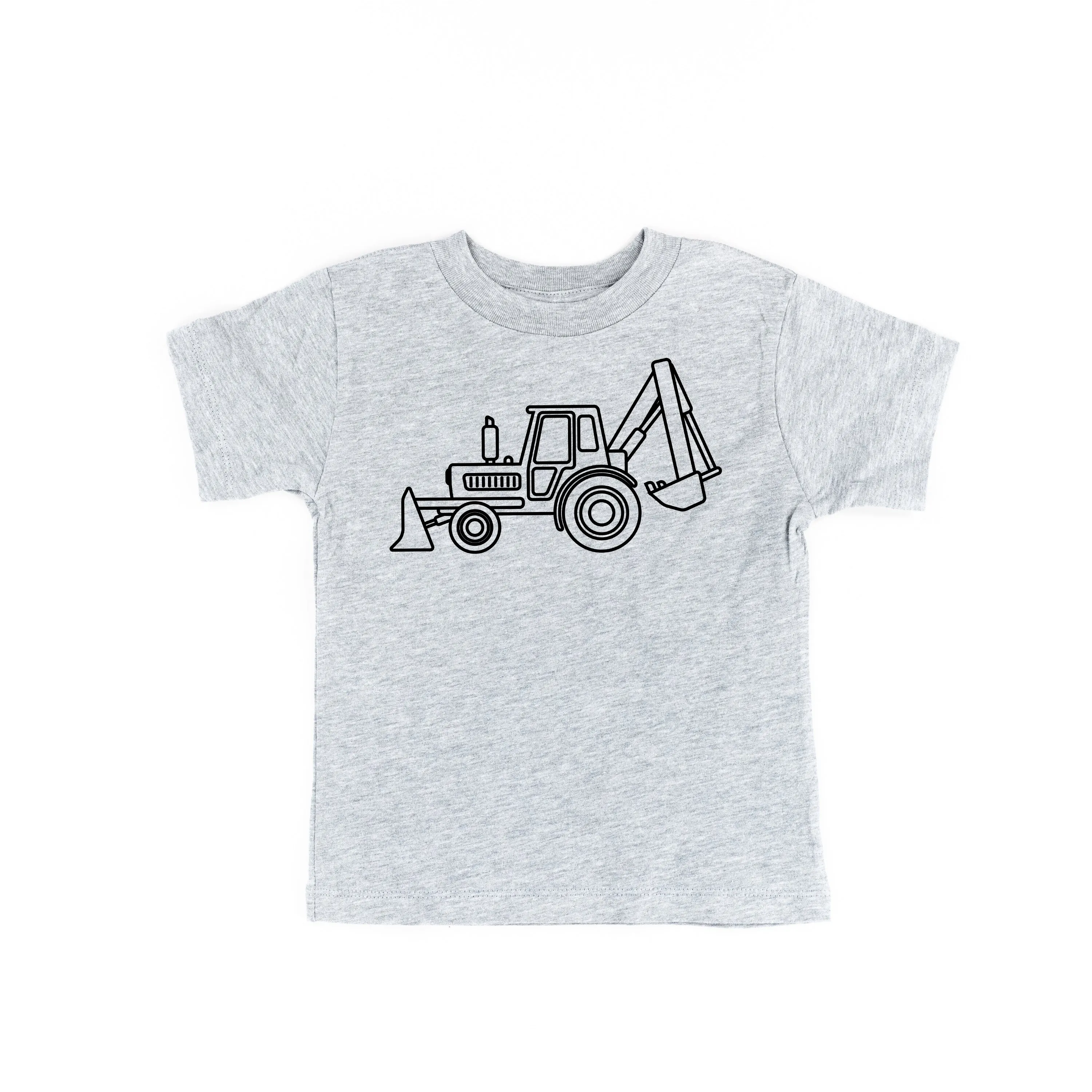 BACKHOE - Minimalist Design - Short Sleeve Child Shirt