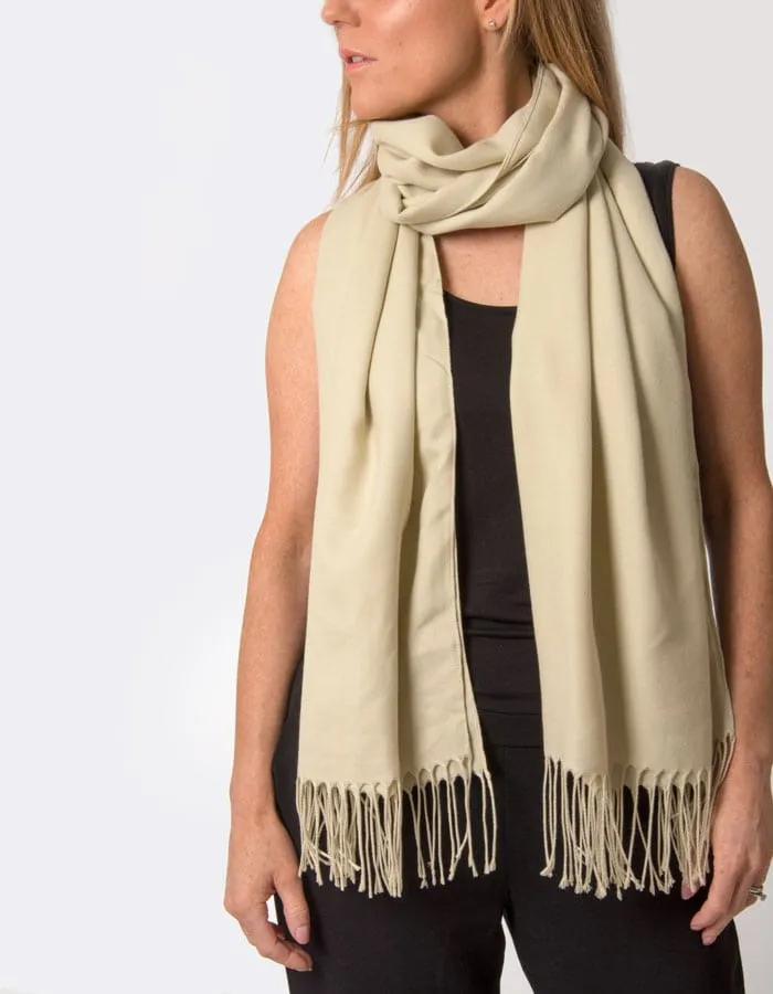 Beige Pashmina