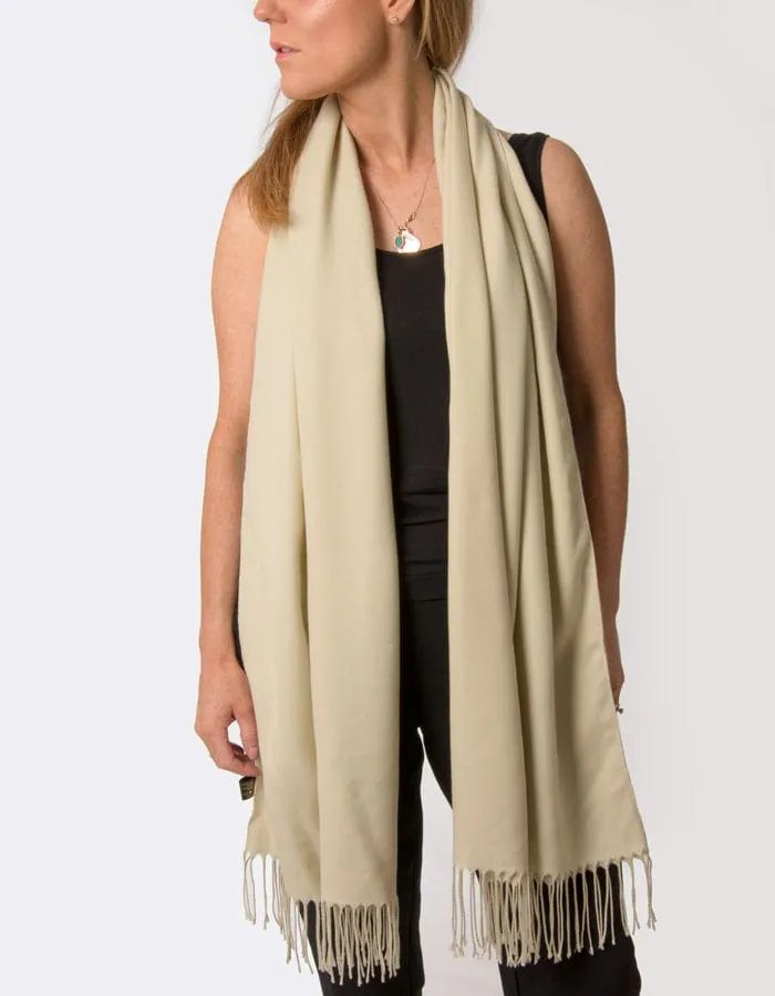 Beige Pashmina