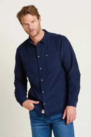 Brakeburn XL Navy Corduroy Shirt