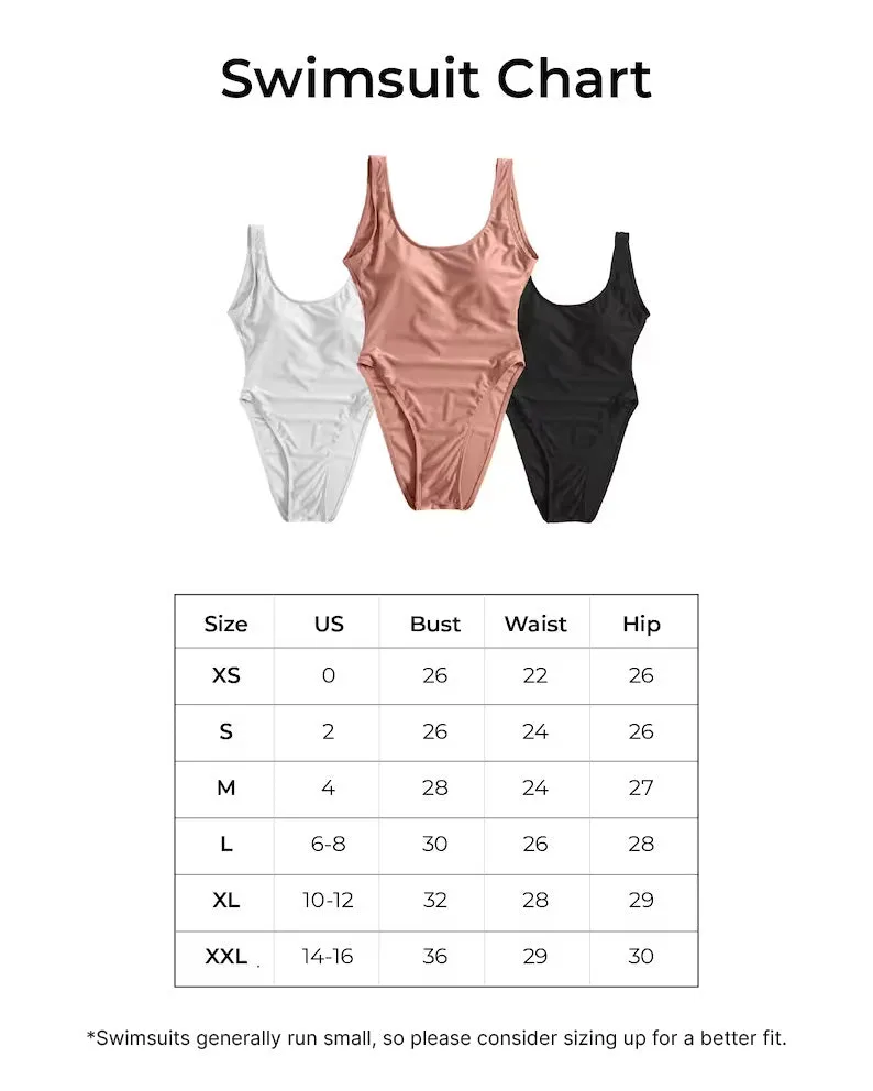 Bride (191) & Team Bride (193) - Minimalist Style Swimsuit