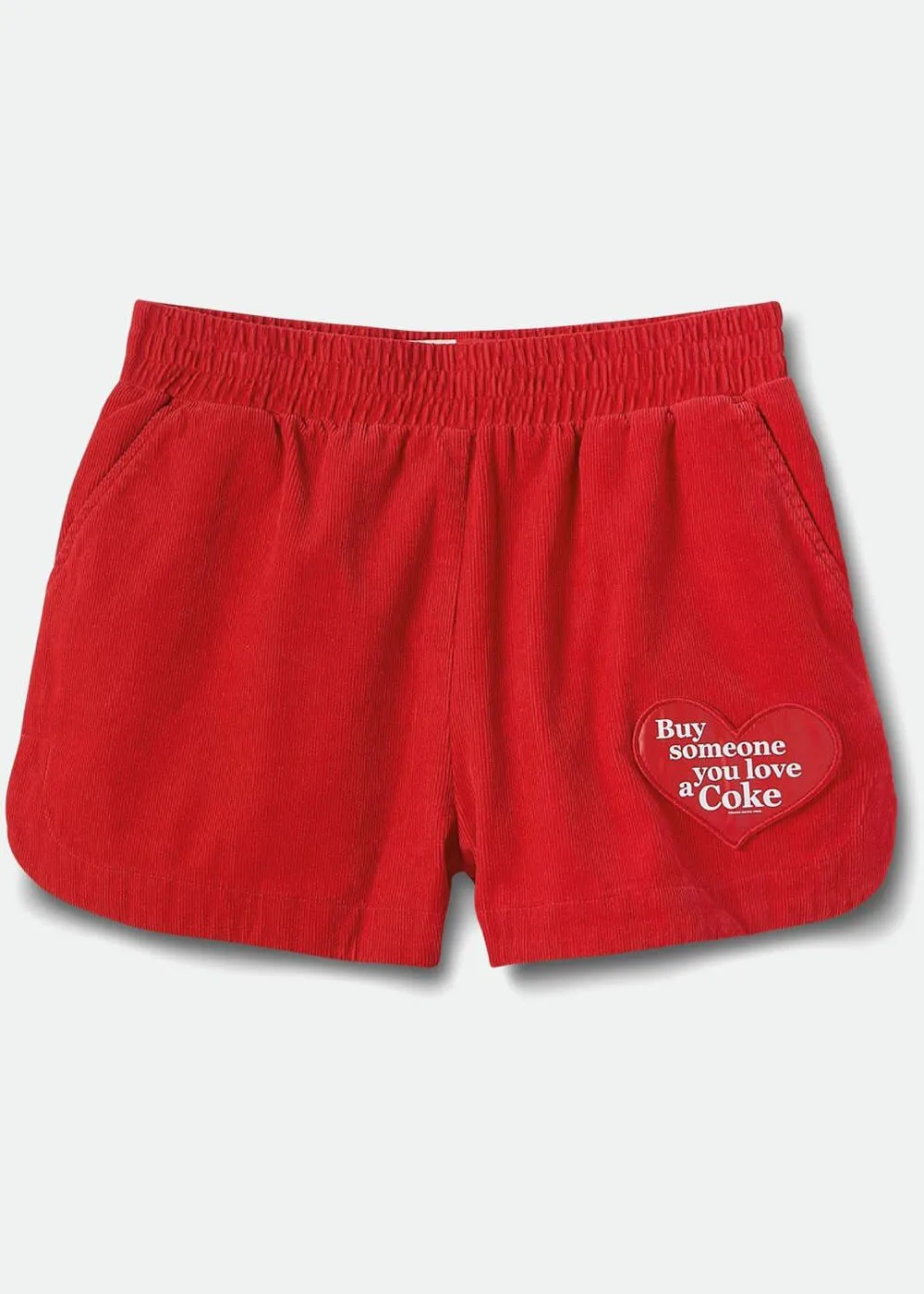 Brixton x Coca Cola Women's Runner Shorts Red