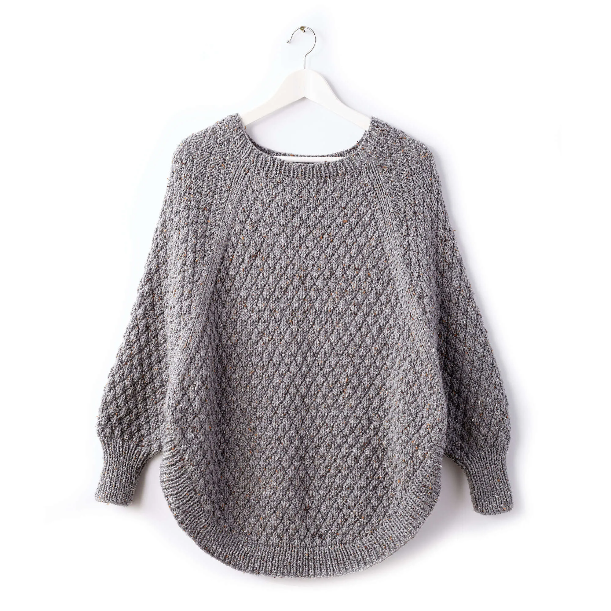 Caron Great Curves Knit Poncho