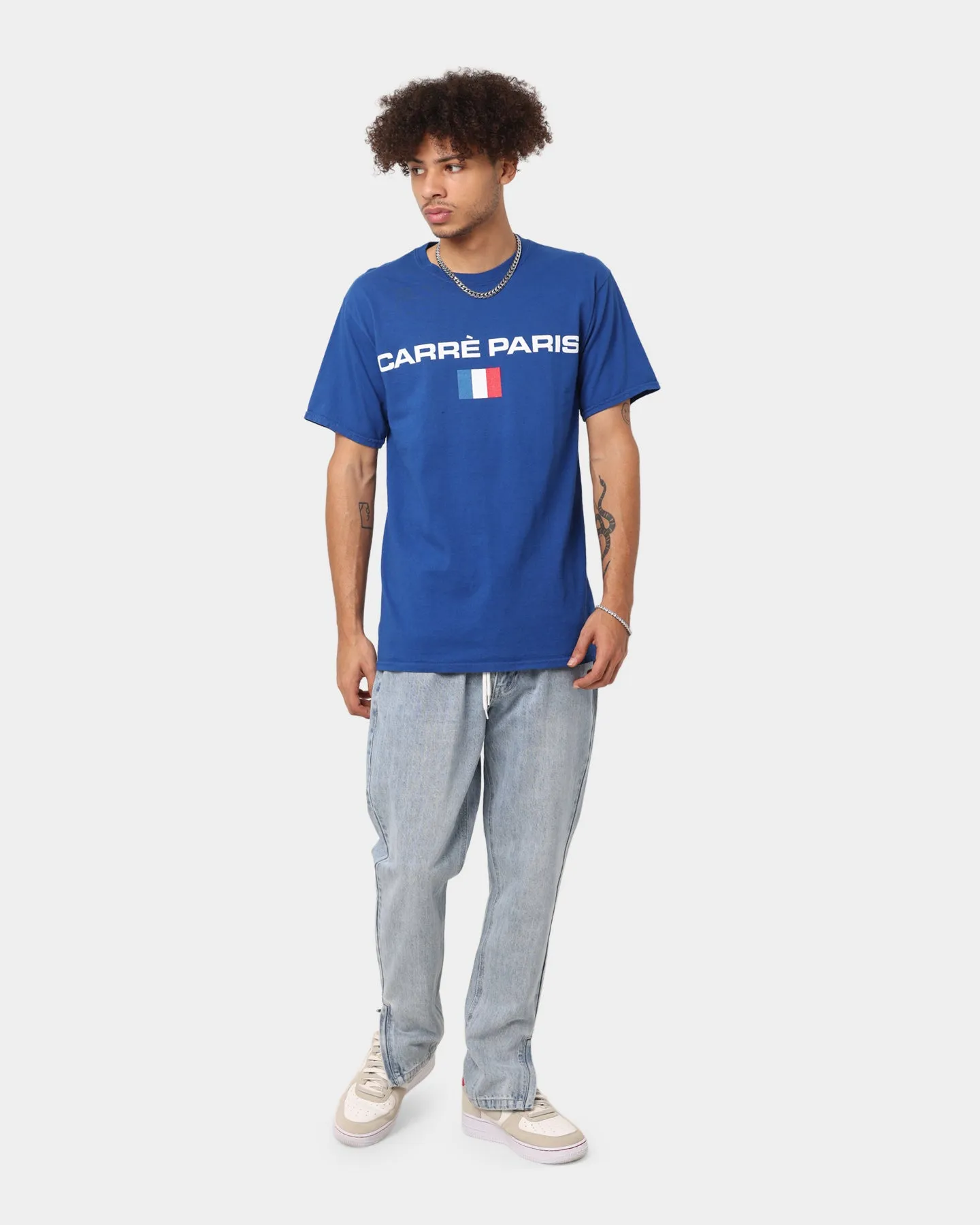 Carré Sports T-Shirt Cobalt Blue