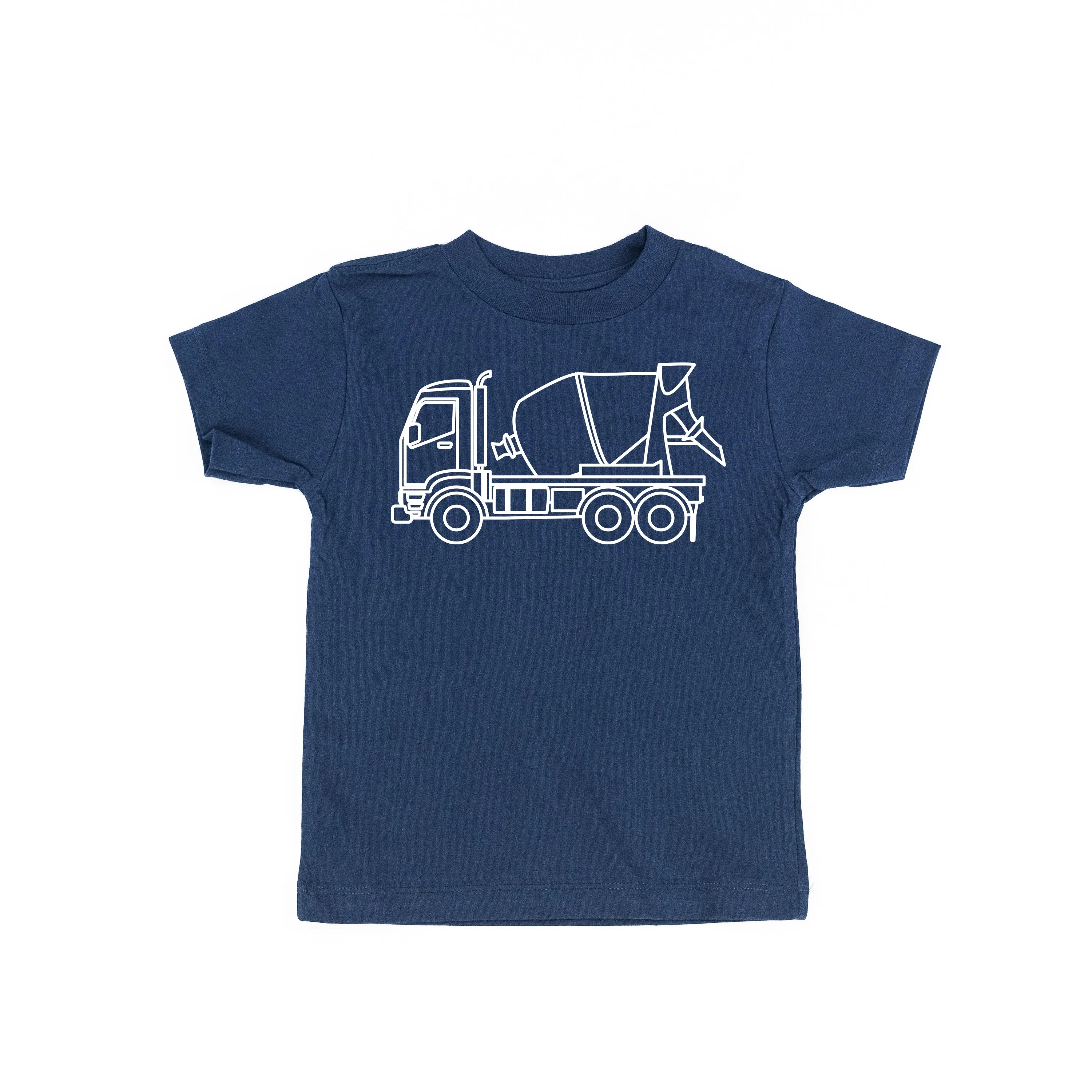 CEMENT TRUCK - Minimalist Design - Short Sleeve Child Shirt