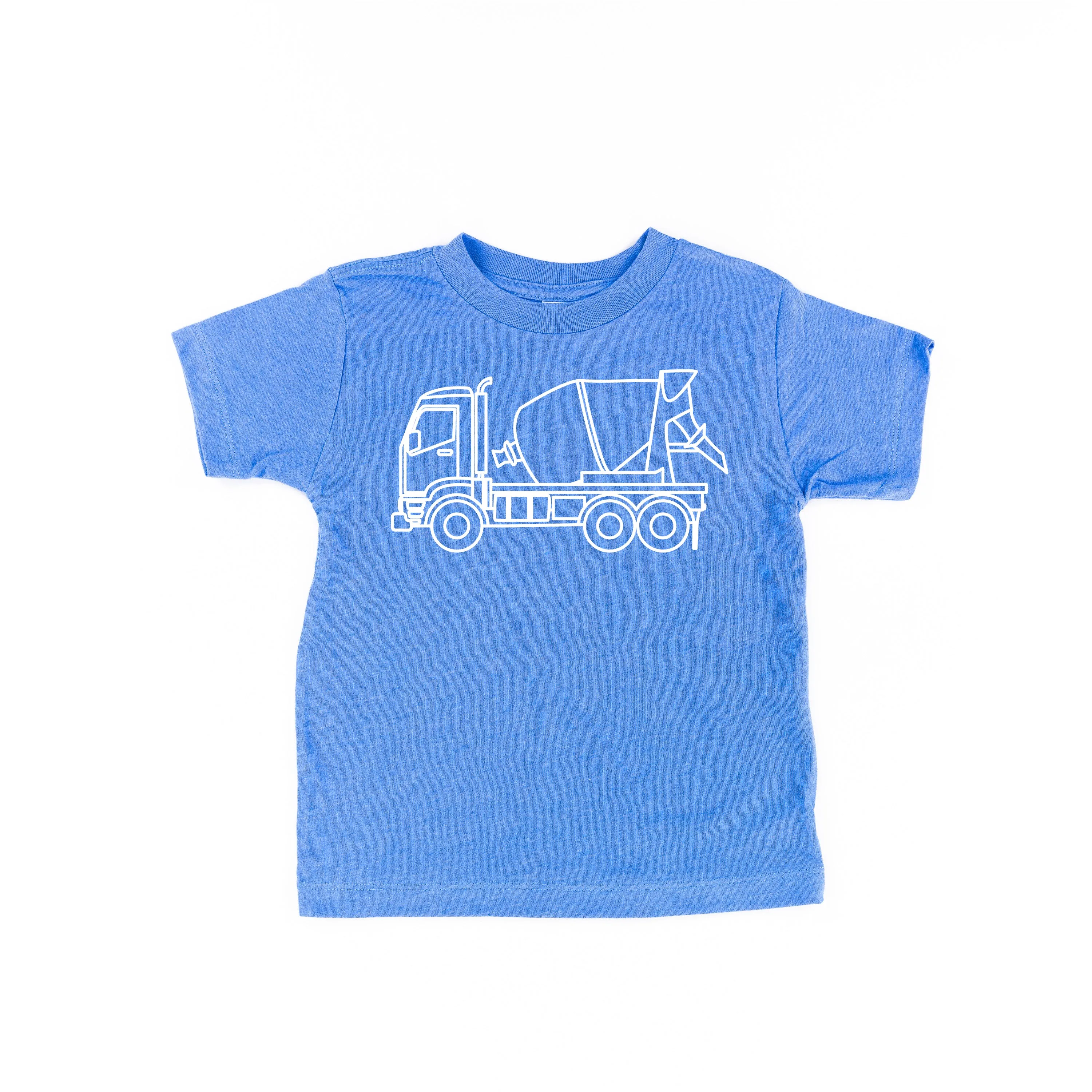 CEMENT TRUCK - Minimalist Design - Short Sleeve Child Shirt