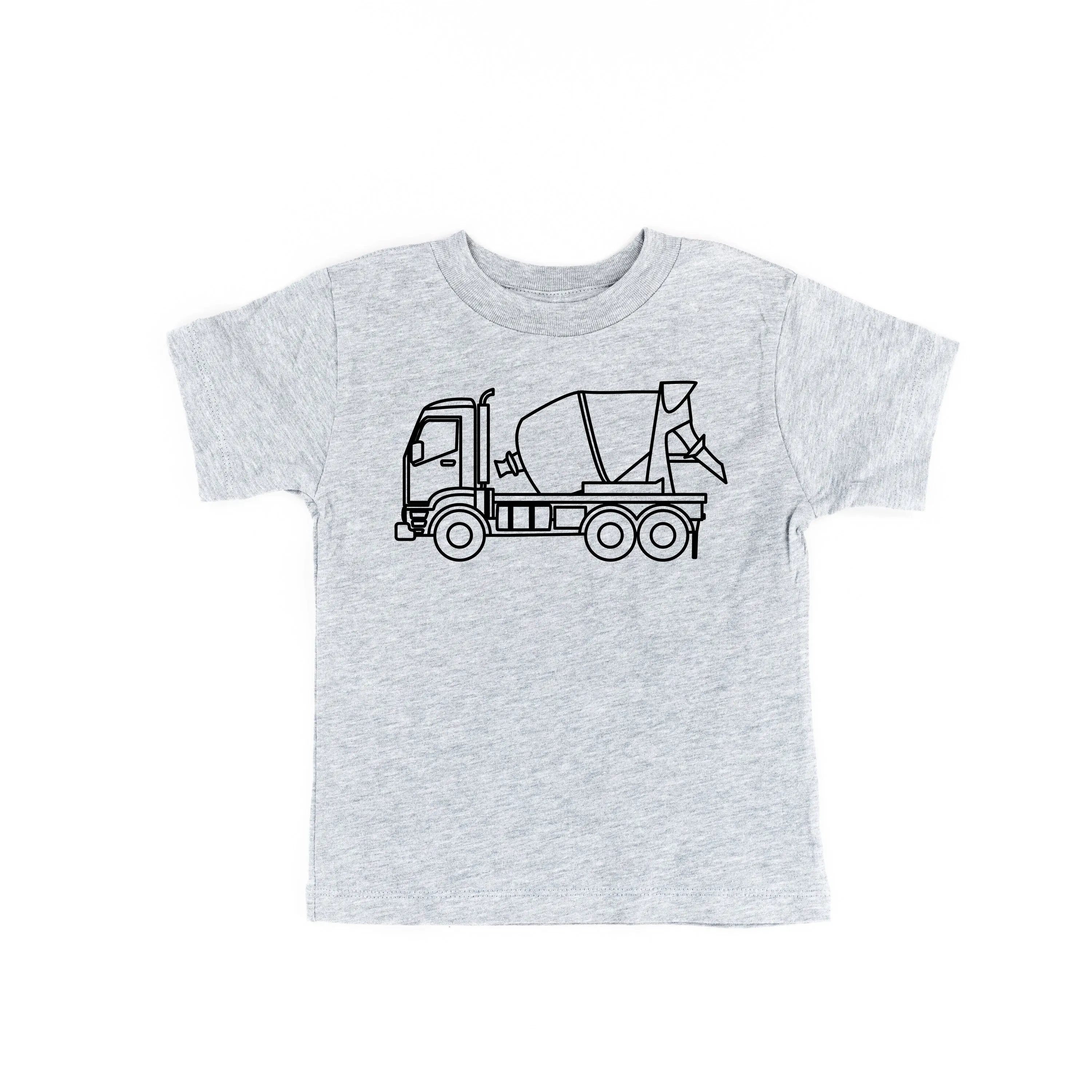 CEMENT TRUCK - Minimalist Design - Short Sleeve Child Shirt