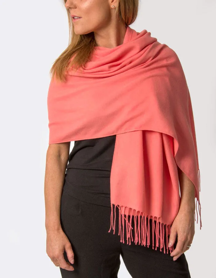 Coral Pashmina