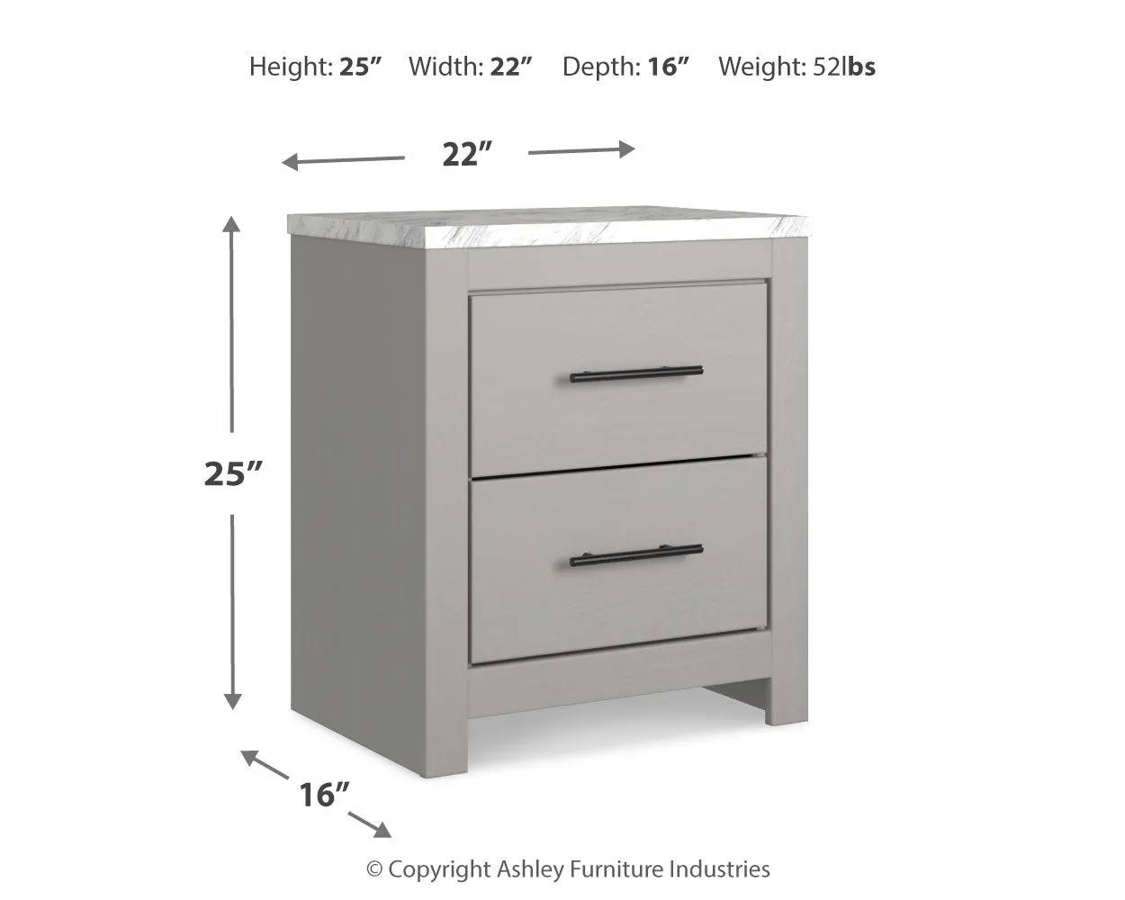 Cottonburg King Panel Bed with Mirrored Dresser and Nightstand in Light Gray/White