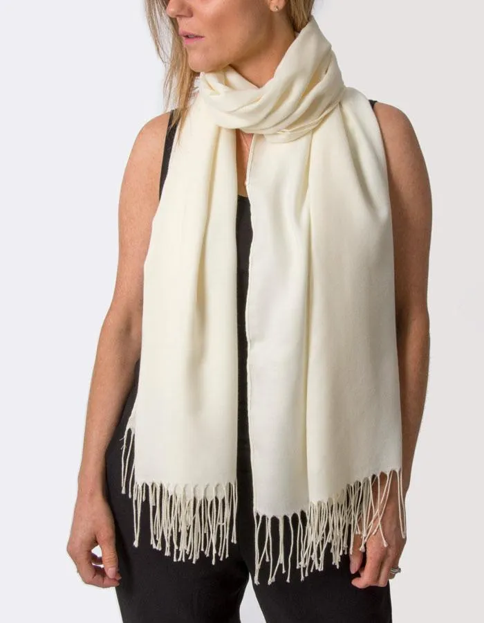 Cream Pashmina | SECONDS