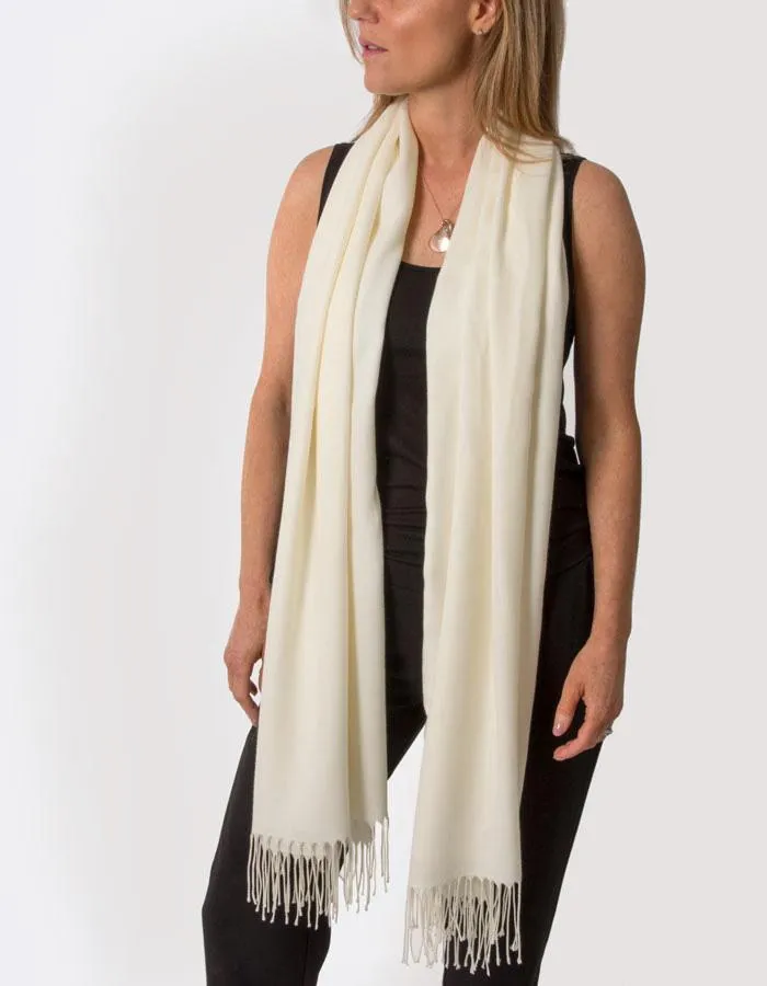 Cream Pashmina | SECONDS