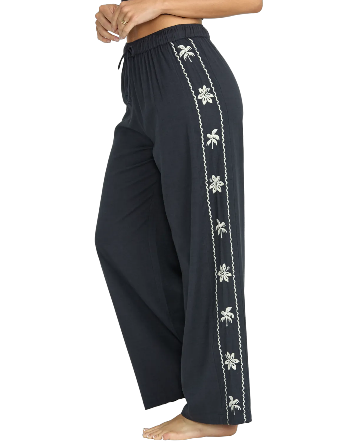 Days End Trousers in Black Sands