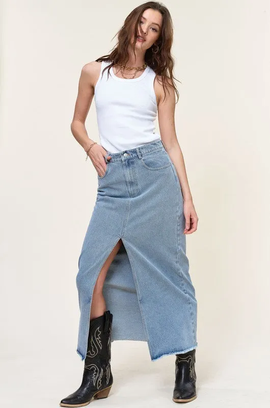 Denim Mendoza Skirt