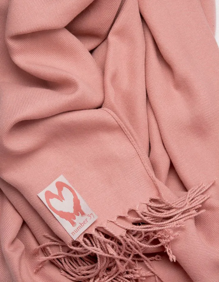 Dusky Pink Pashmina