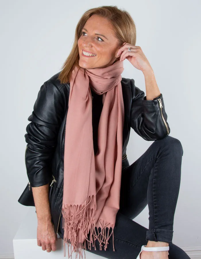 Dusky Pink Pashmina