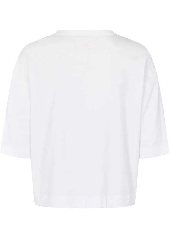 Esmé Studios Patricia 2/4 T-shirt - White