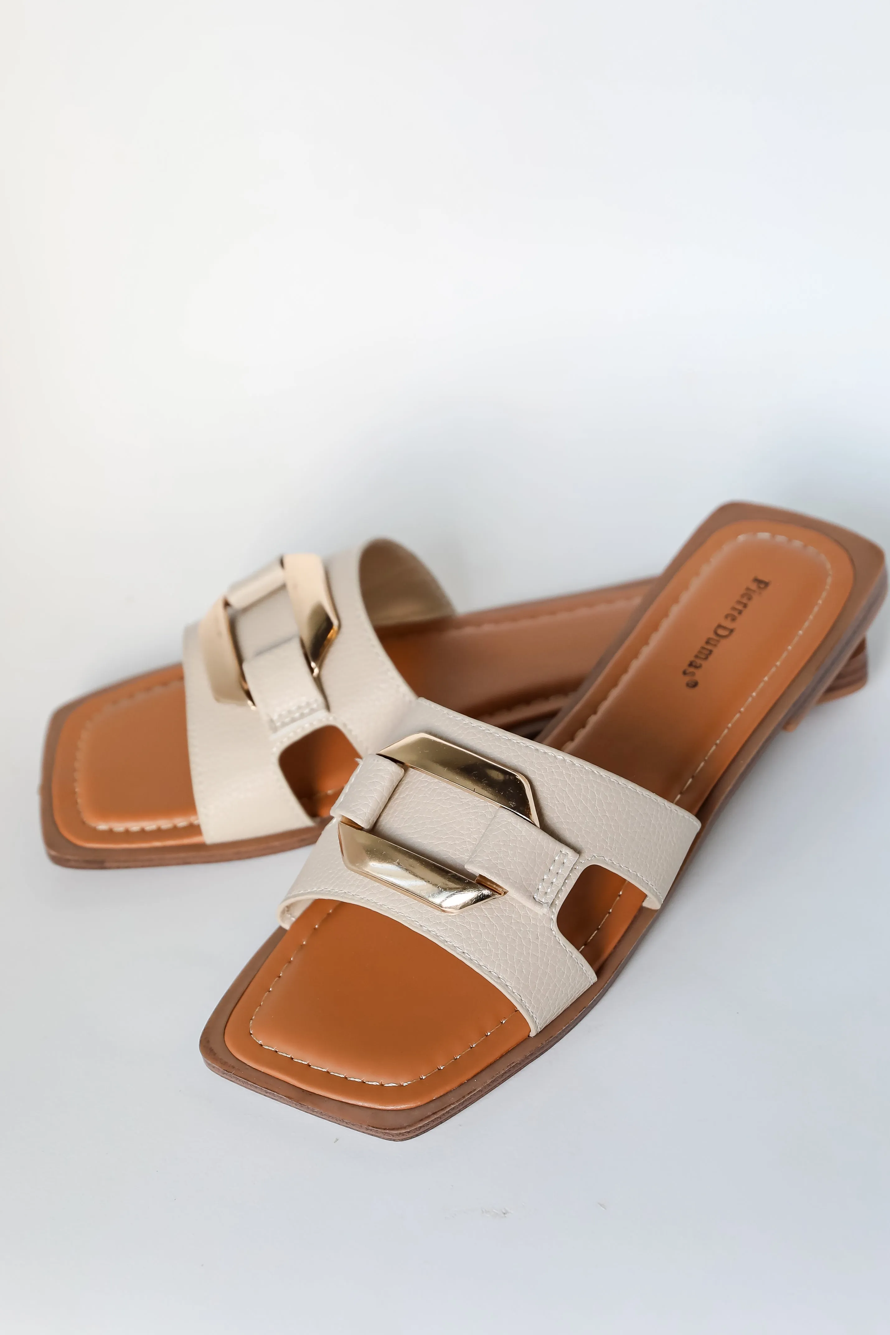 FINAL SALE - Timeless Memories Nude Slide Sandals