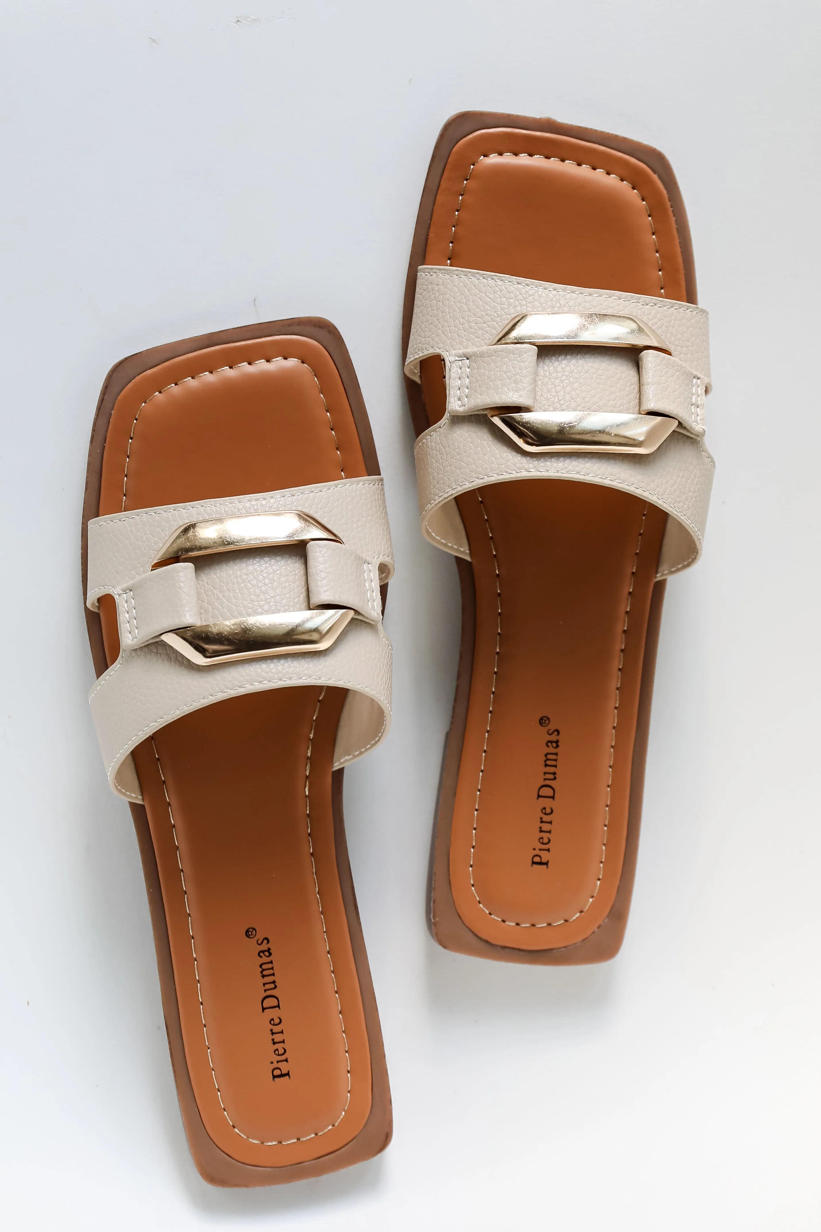 FINAL SALE - Timeless Memories Nude Slide Sandals