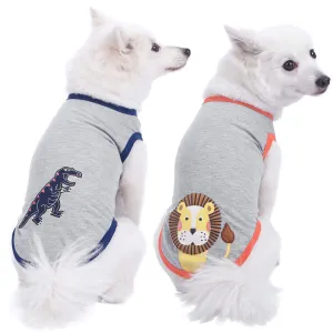 Forest Fun Dog T-Shirts, 2 Pack