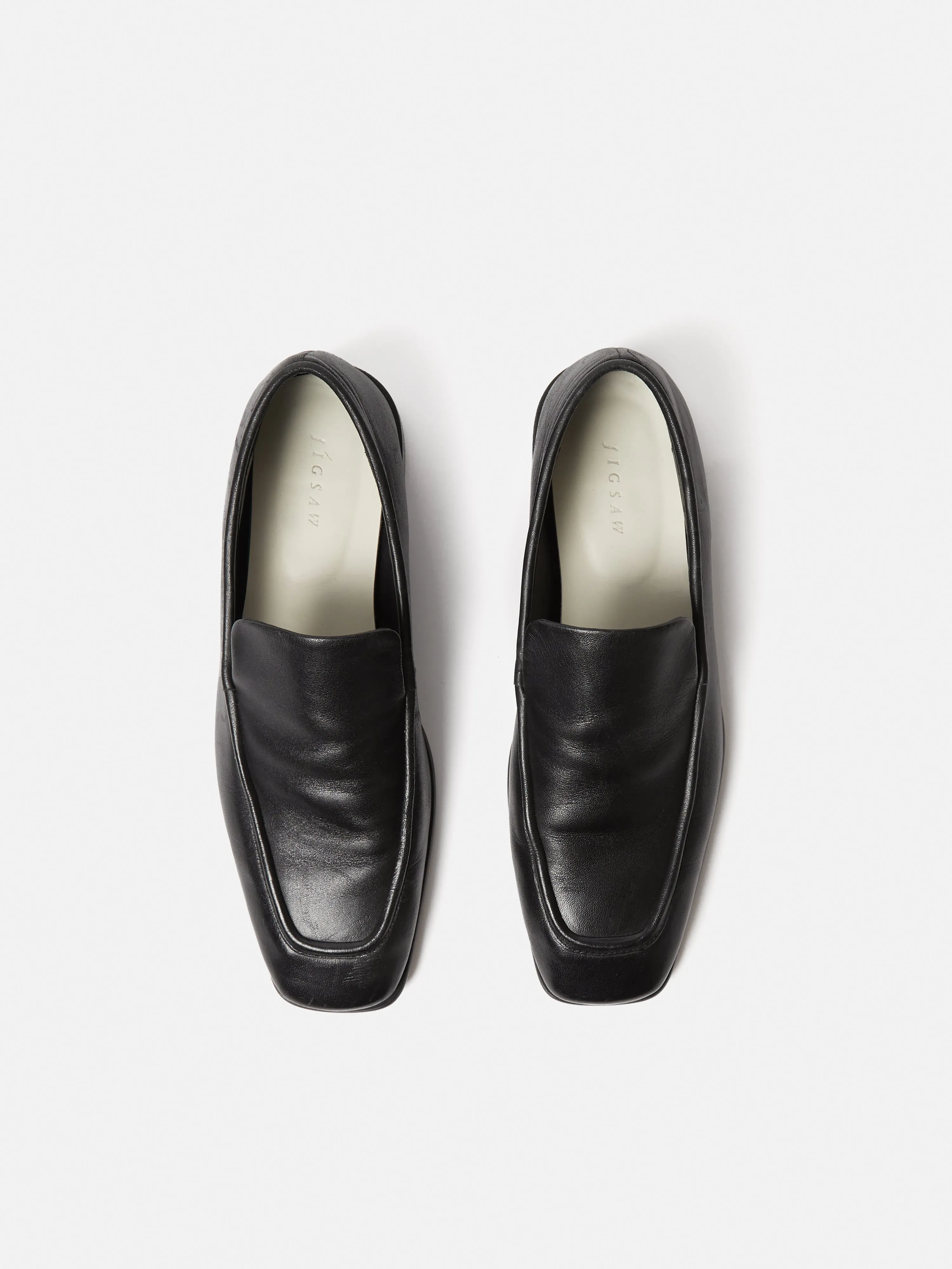 Frame Leather Loafer | Black