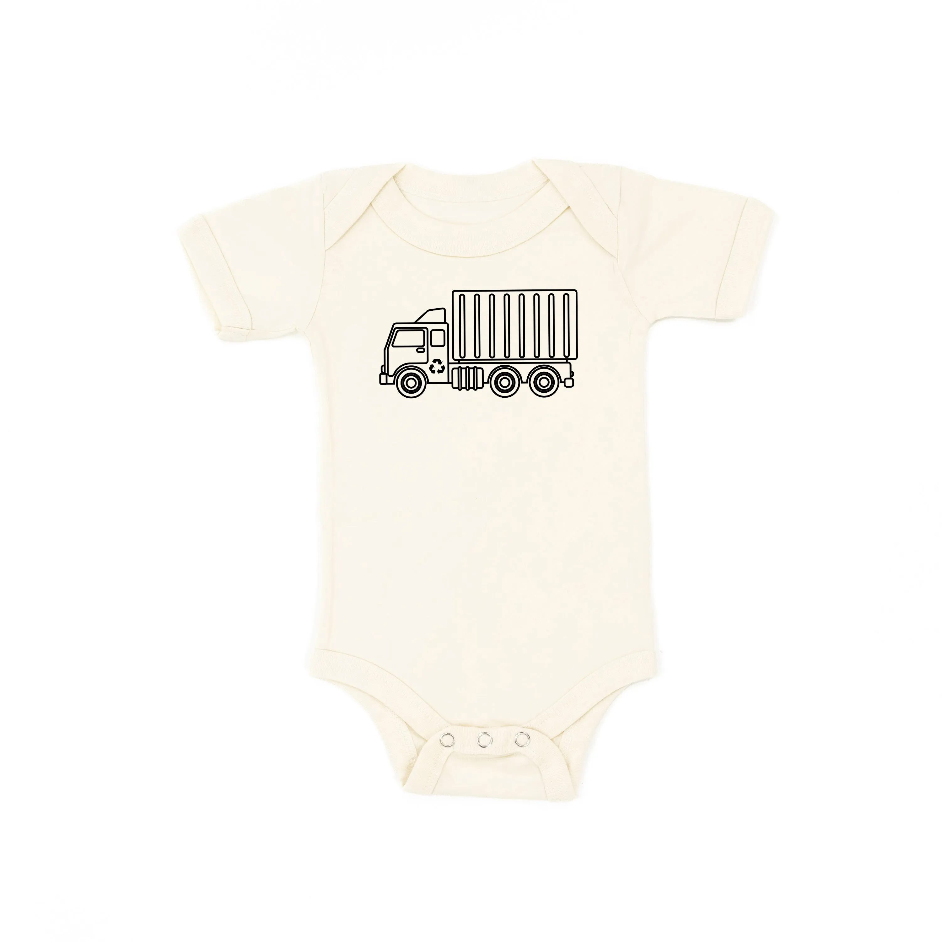 GARBAGE TRUCK - Minimalist Design - Short Sleeve Child Shirt