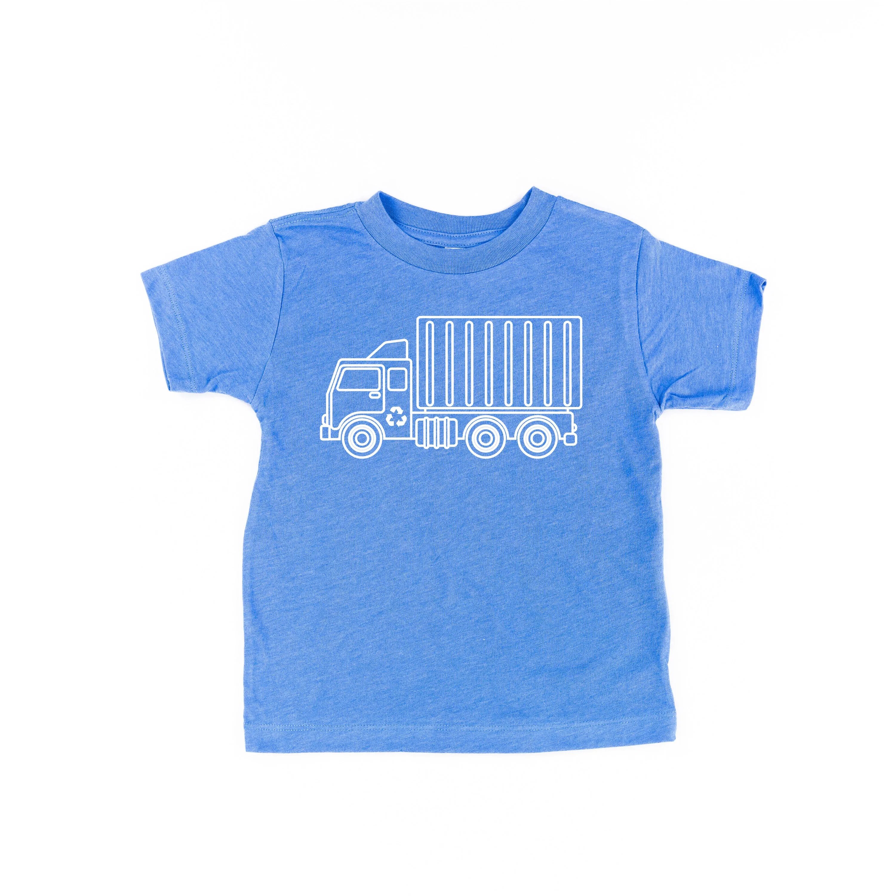 GARBAGE TRUCK - Minimalist Design - Short Sleeve Child Shirt