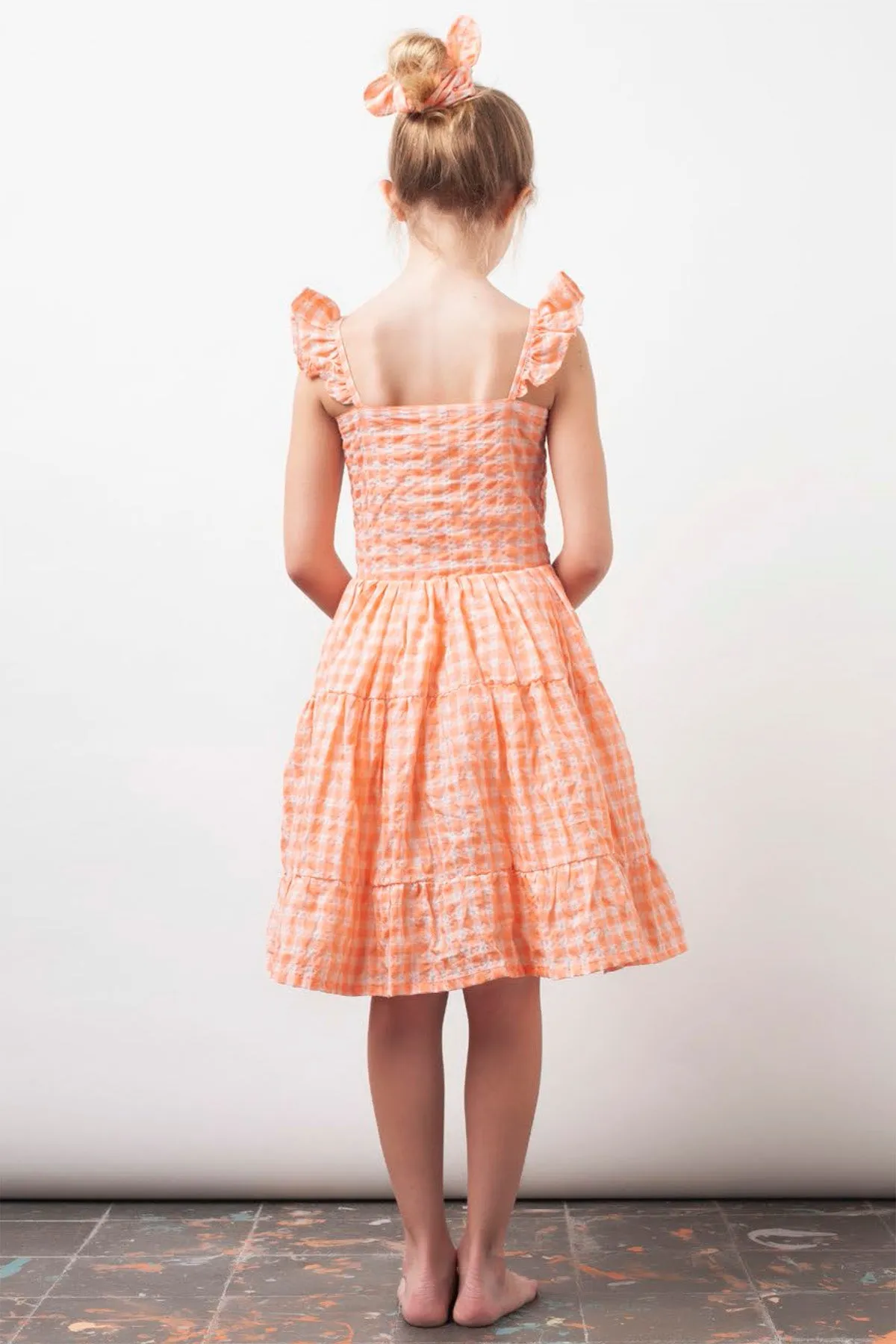 Girls Dress Tocoto Vintage Checker