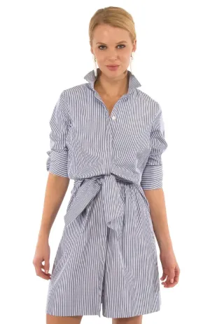 Gretchen Scott | Breezy Blouson Dress | Women's | Navy Stripe