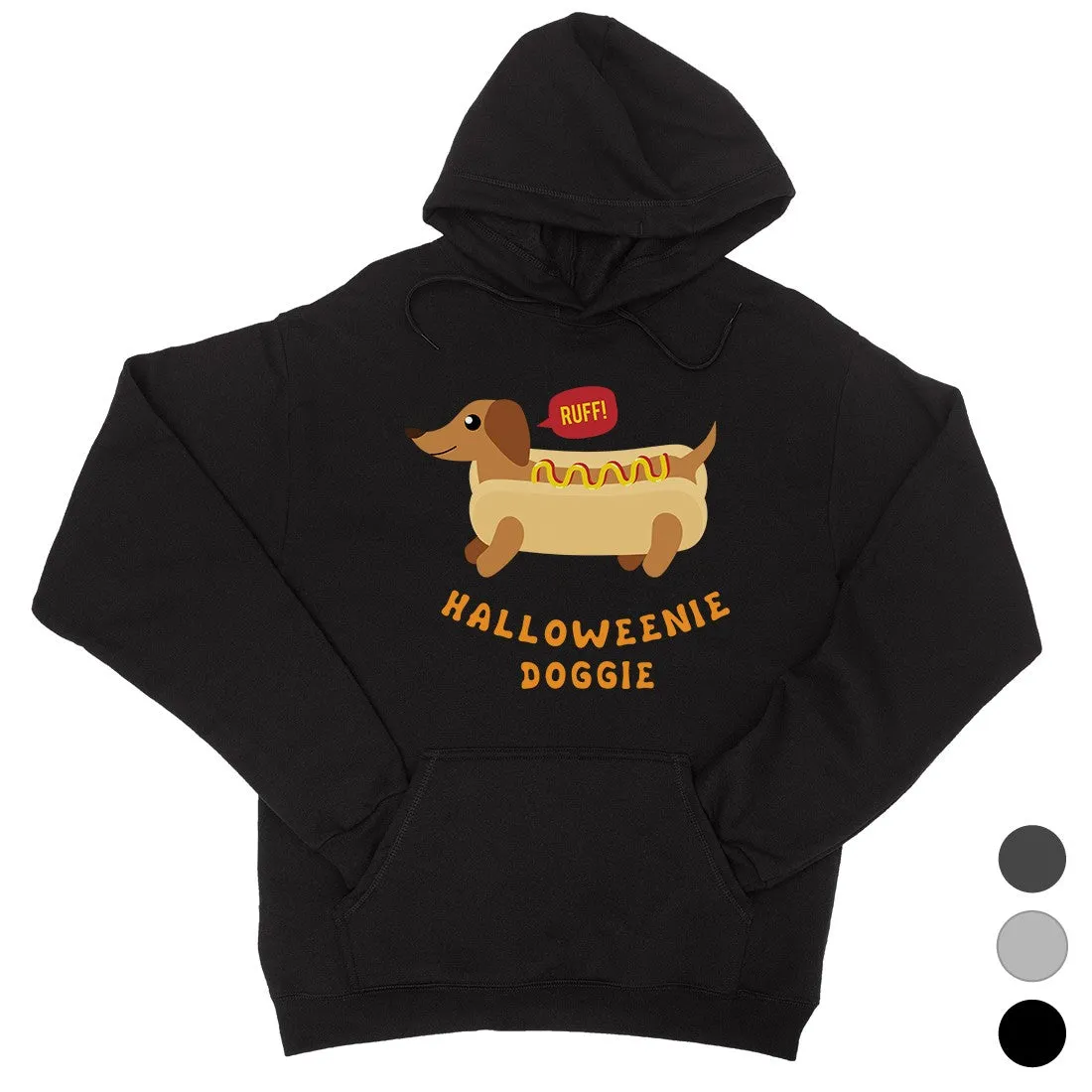 Halloweenie Doggie Unisex Pullover Hoodie