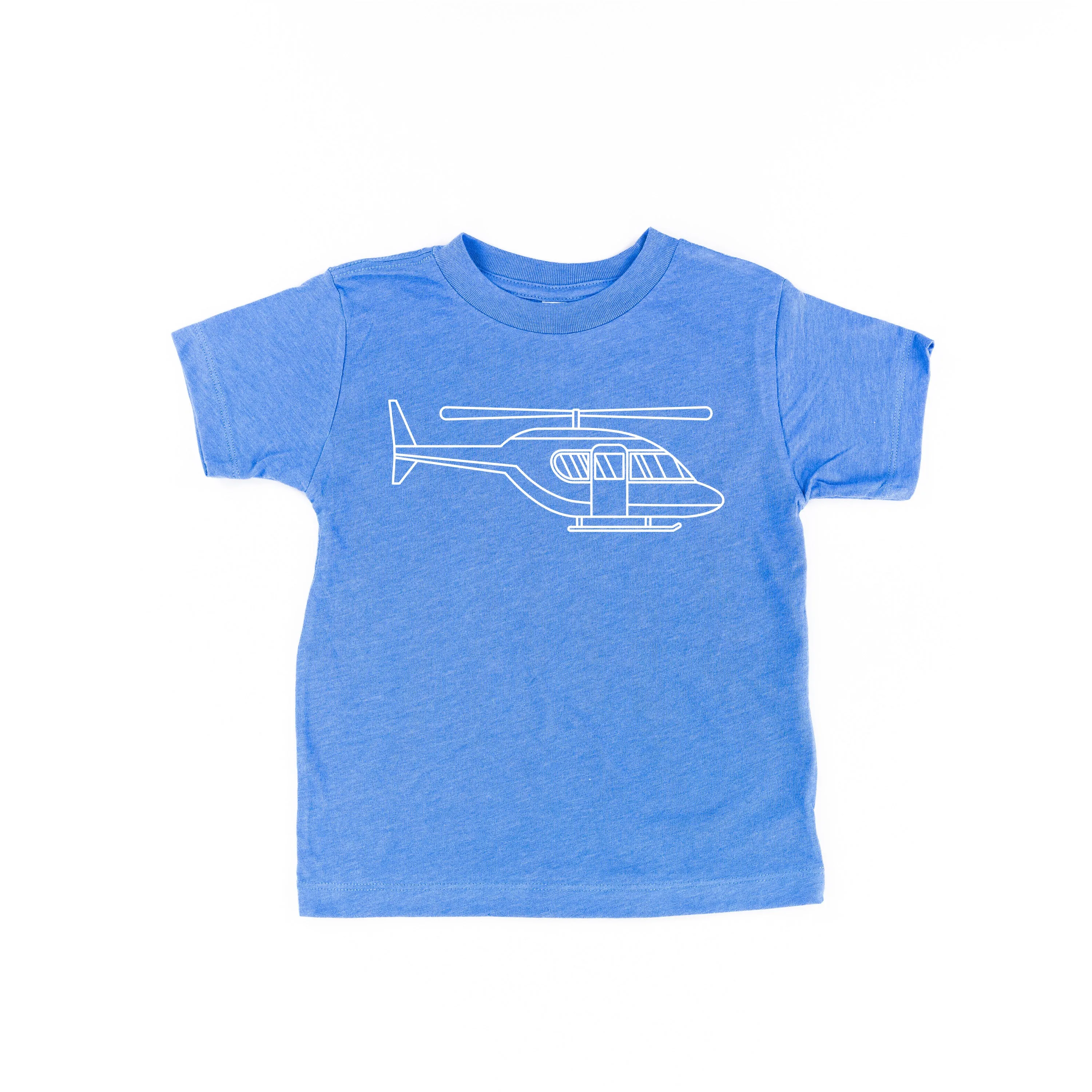 HELICOPTER - Minimalist Design - Short Sleeve Child Shirt