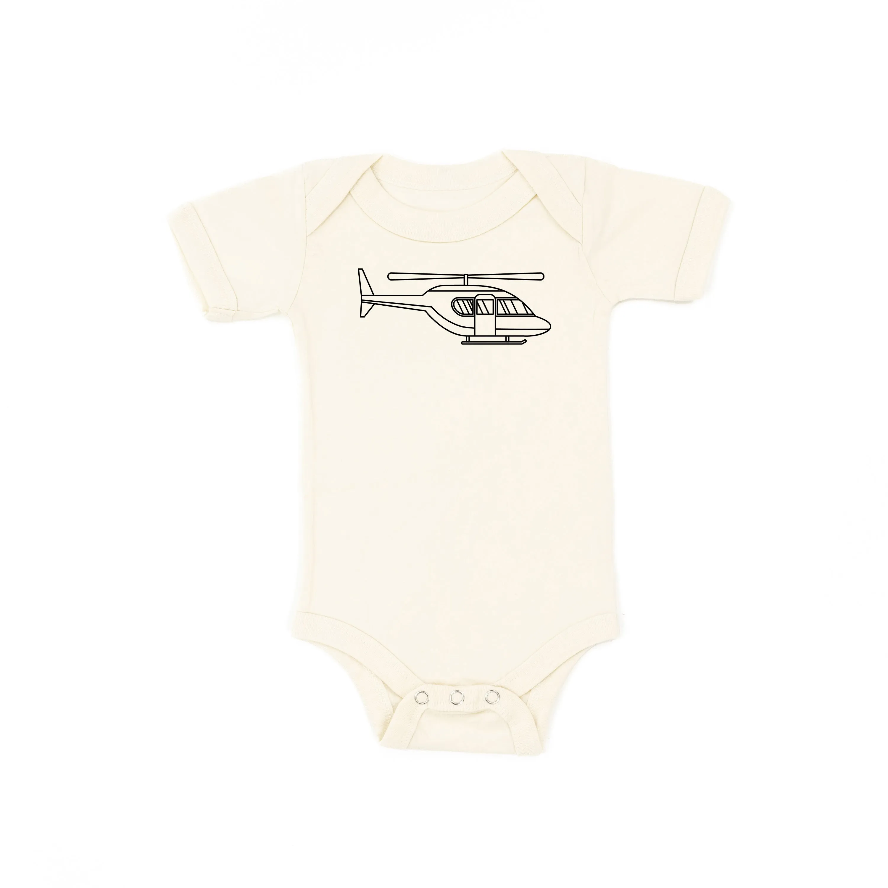 HELICOPTER - Minimalist Design - Short Sleeve Child Shirt