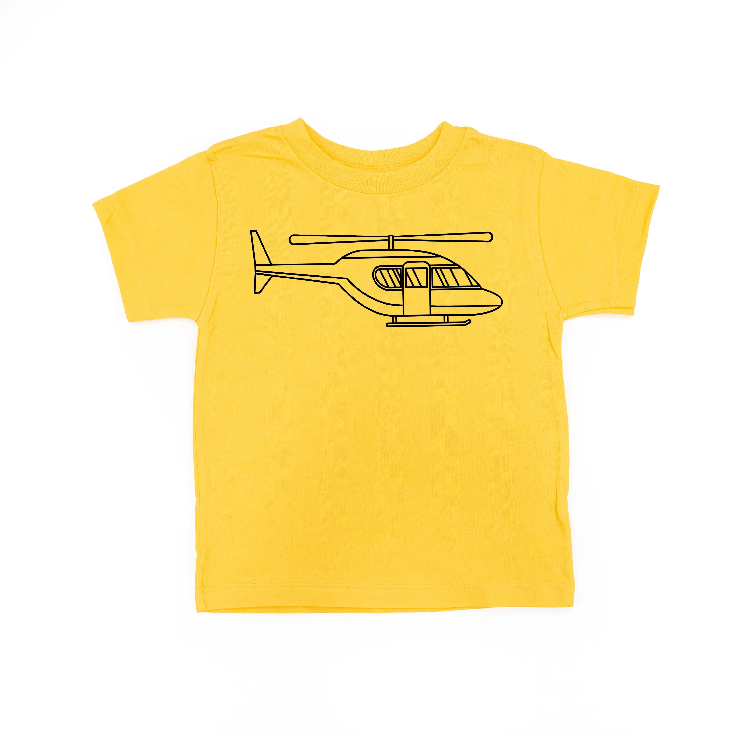 HELICOPTER - Minimalist Design - Short Sleeve Child Shirt