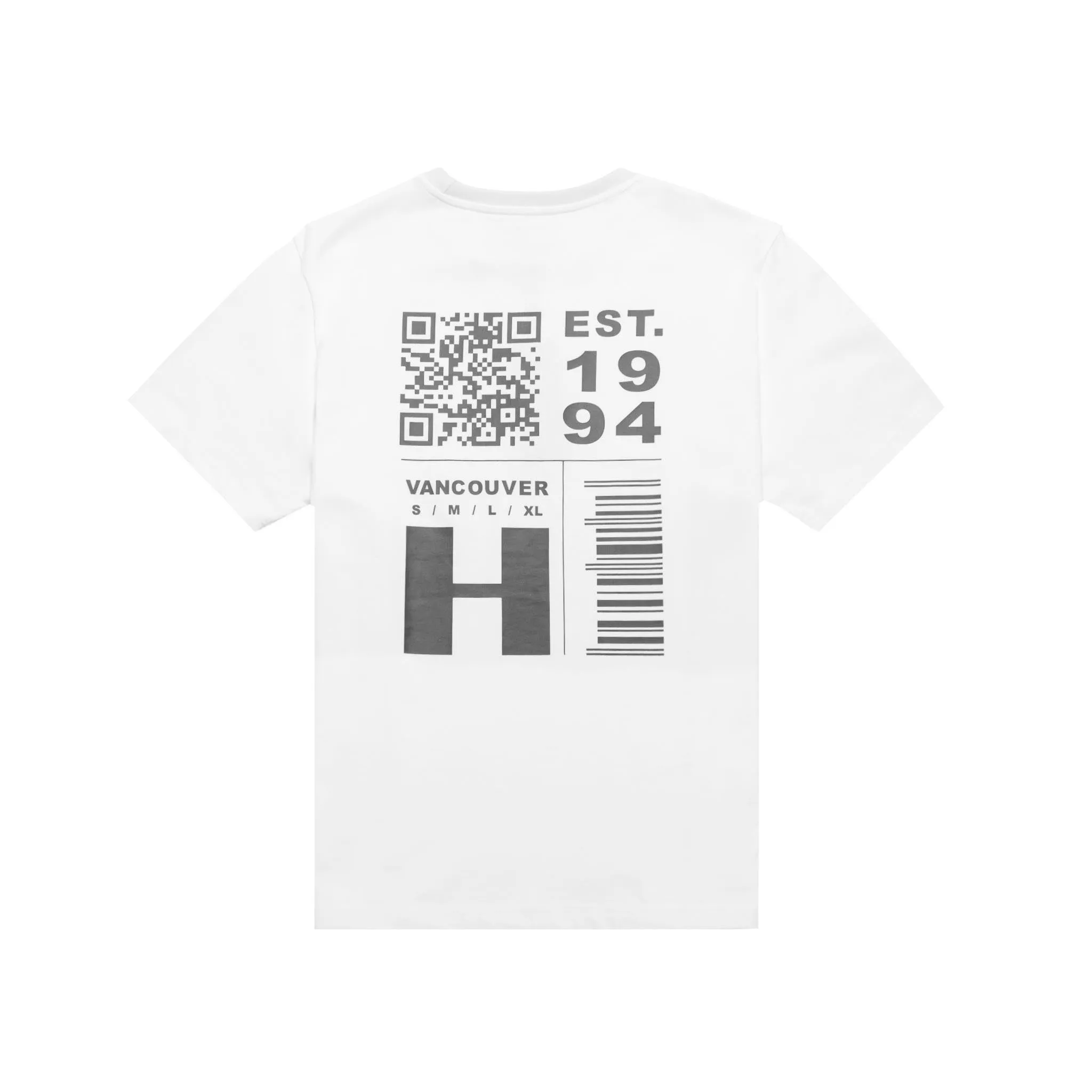 HOMME  QR Code Print Tee White