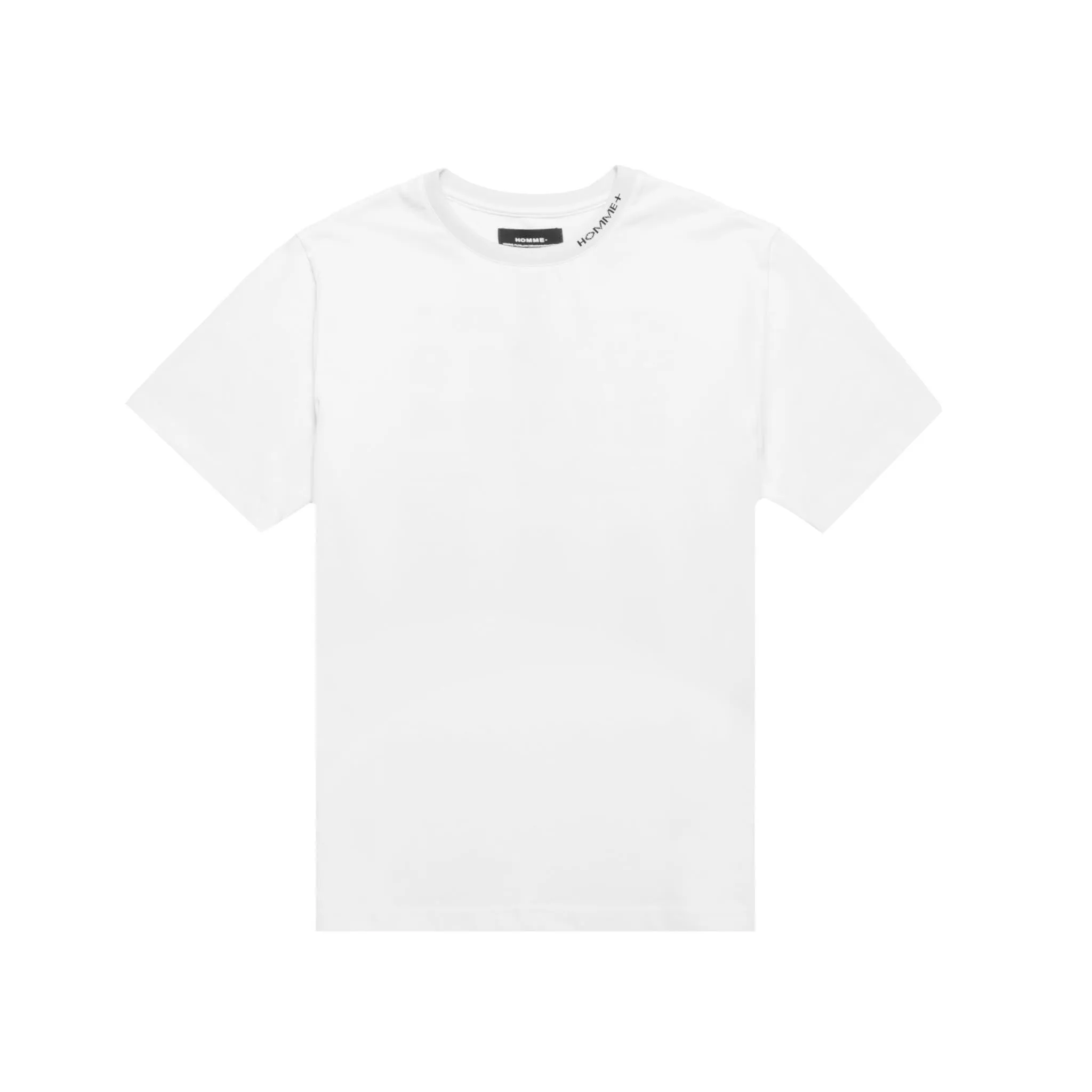 HOMME  QR Code Print Tee White