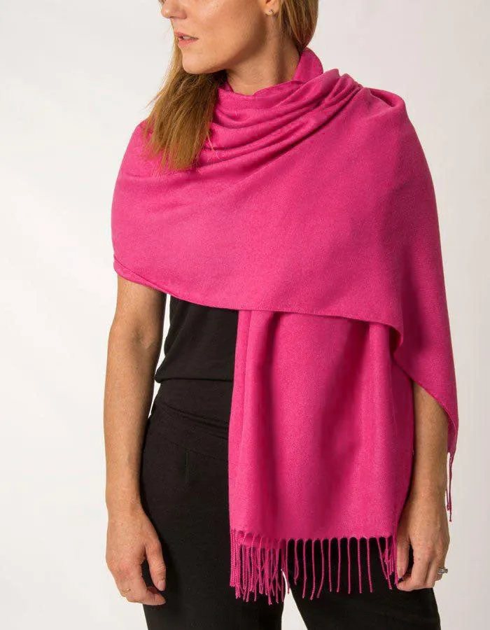 Hot Pink 2 Pashmina