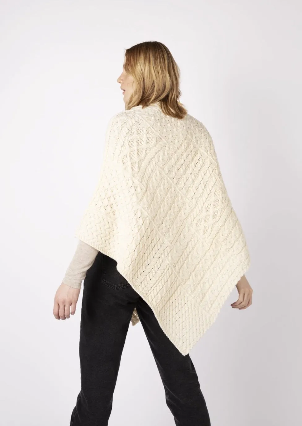 IrelandsEye Poncho | Natural