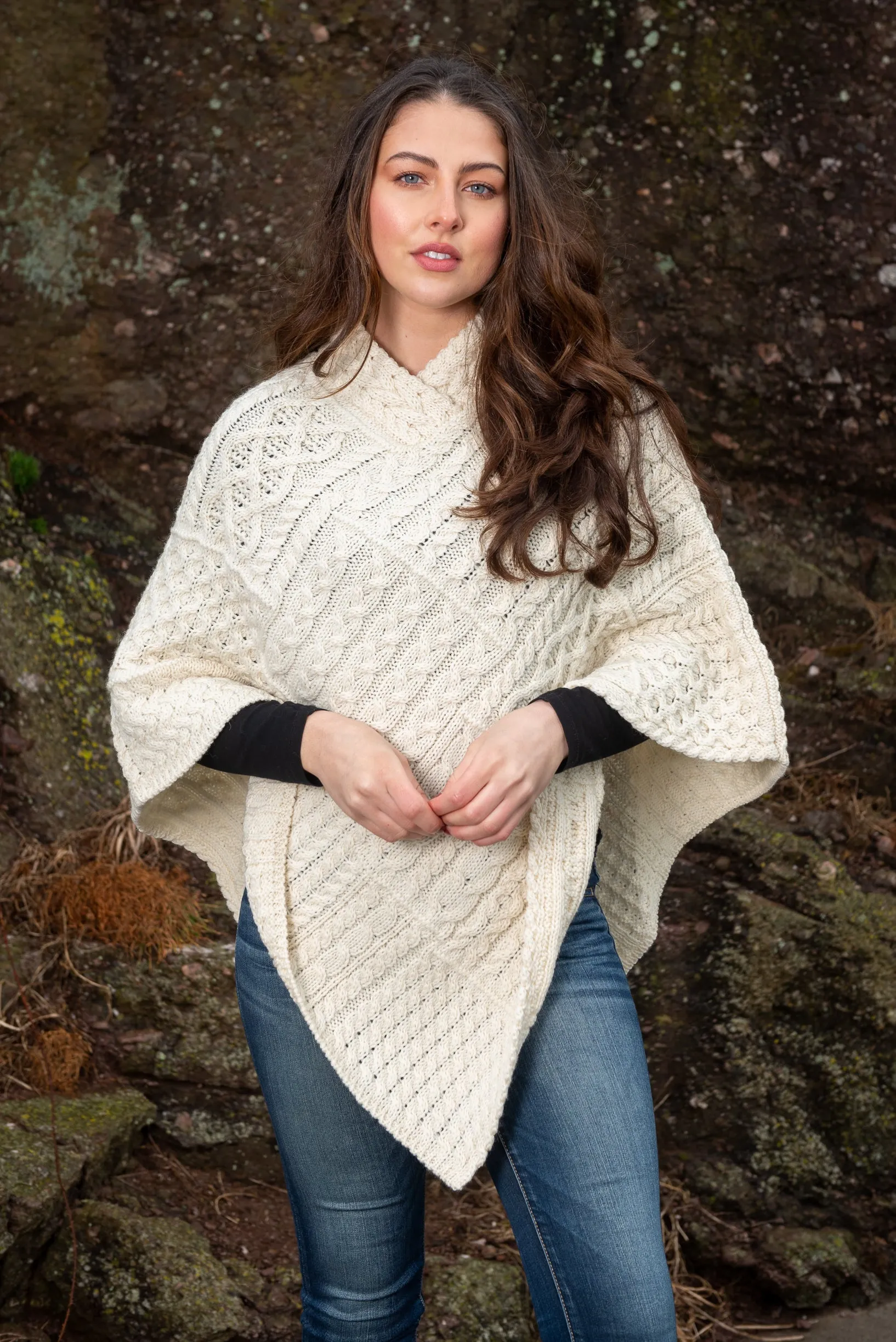 IrelandsEye Poncho | Natural