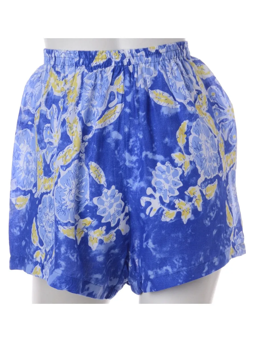 Label Abstract Summer Shorts