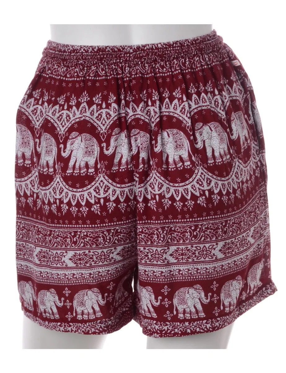 Label Ethnic Summer Shorts