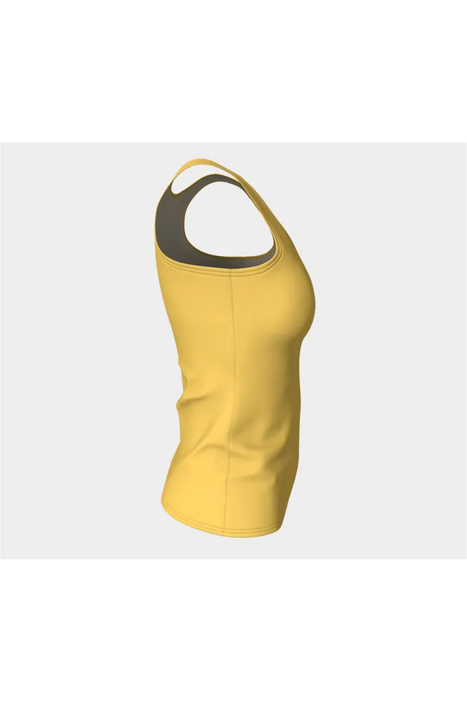 Light Mustard Fitted Tank Top