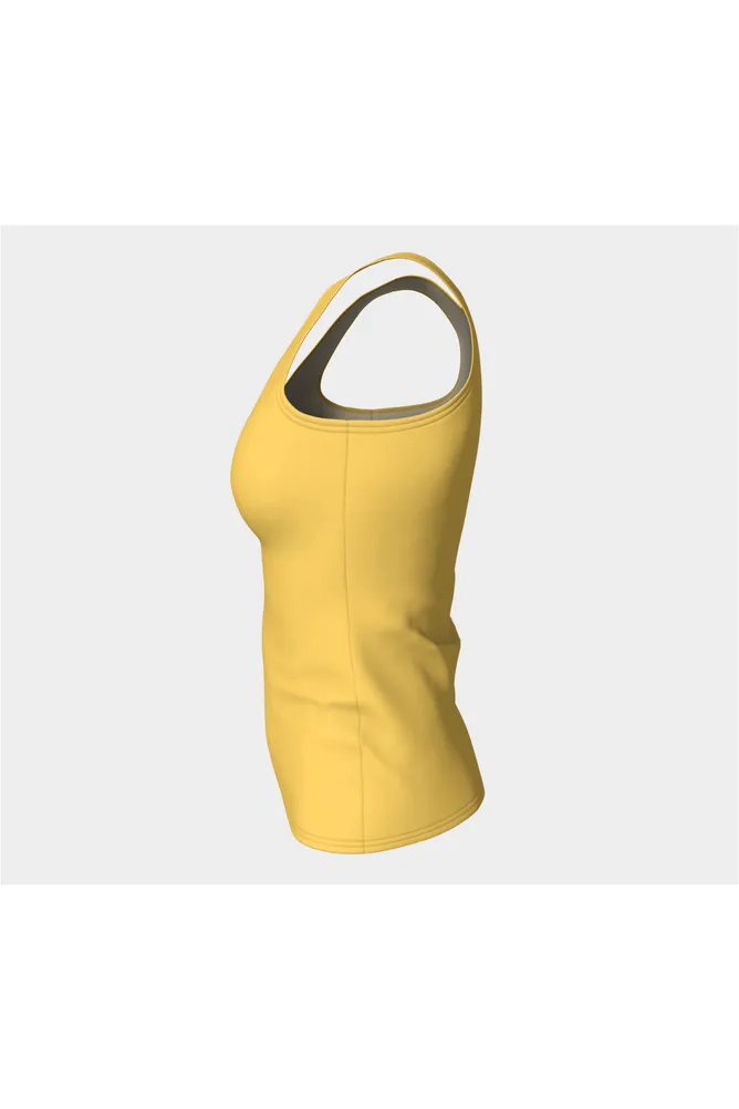 Light Mustard Fitted Tank Top