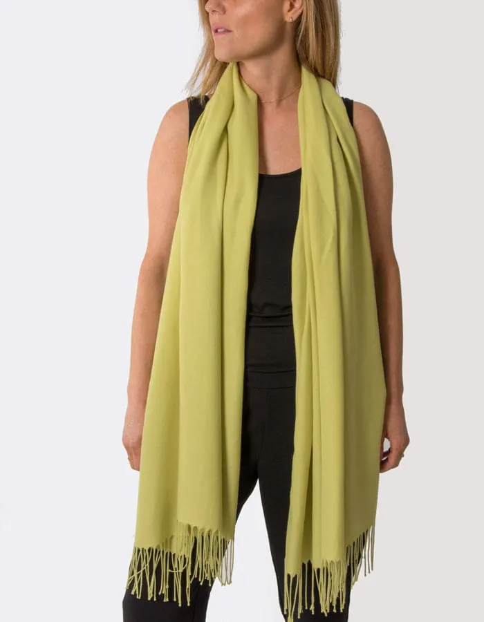 Lime Green Pashmina