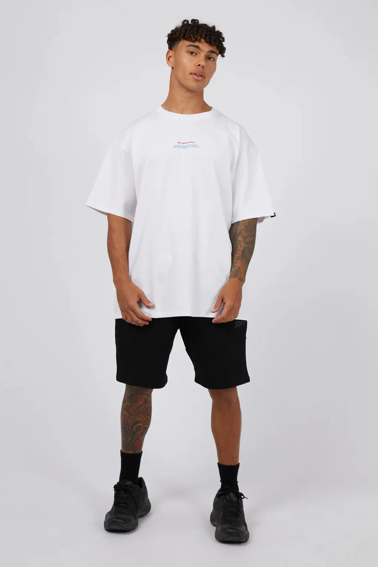 Logo Stack Tee White