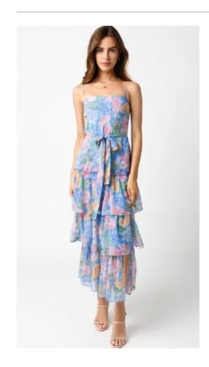 Marin Floral Midi Dress